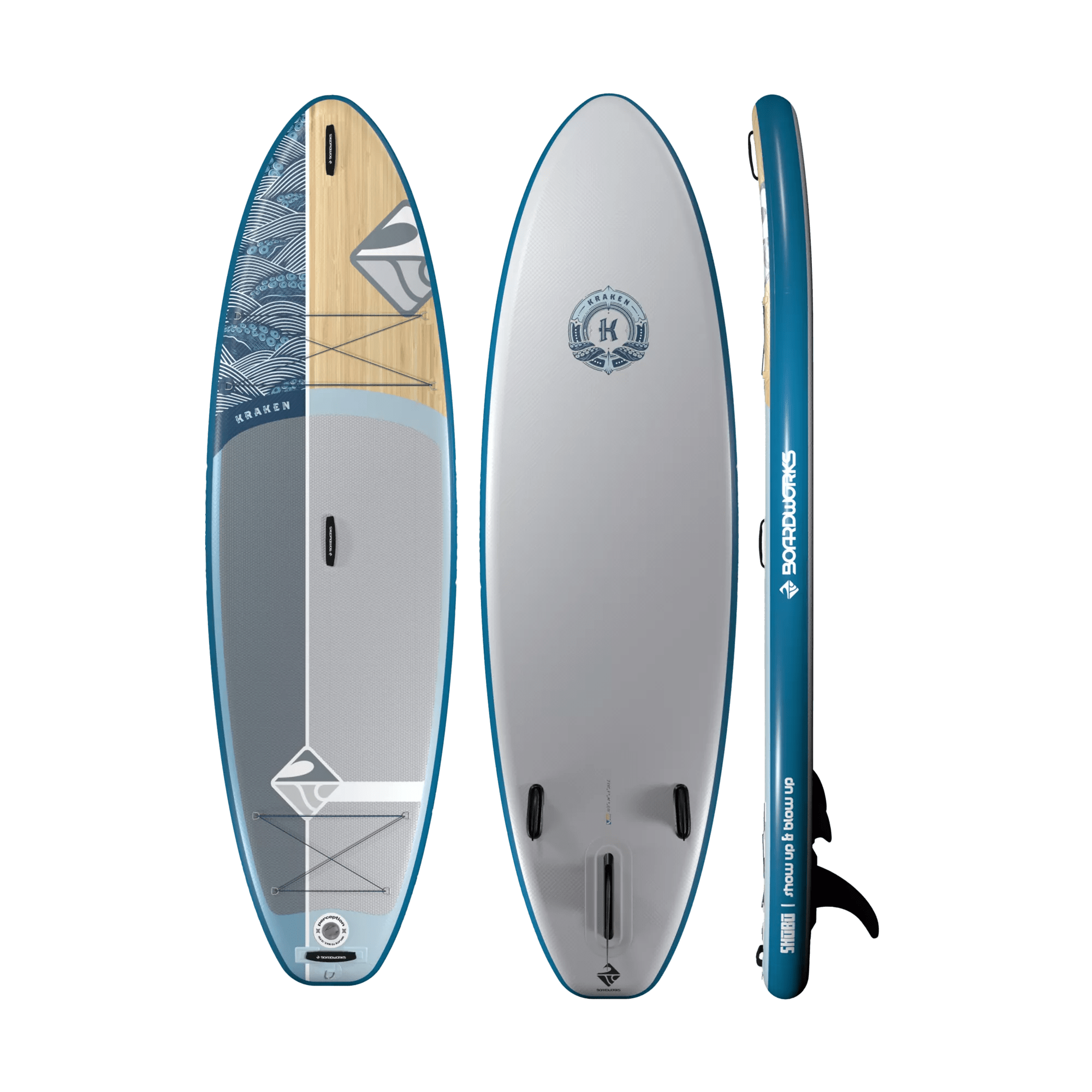 BOARDWORKS - Shubu Kraken 10' Inflatable Paddle Board - Blue - 4450449533 - TOP 