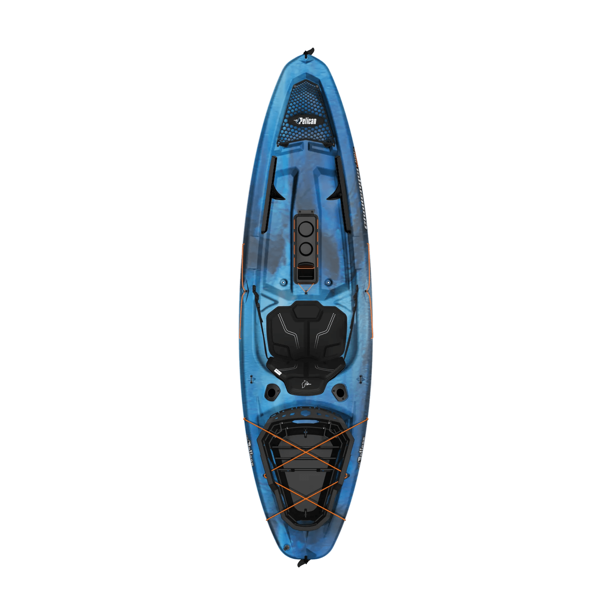 PELICAN - Challenger 100X Angler Fishing Kayak - Grey - MBL10P605 - TOP