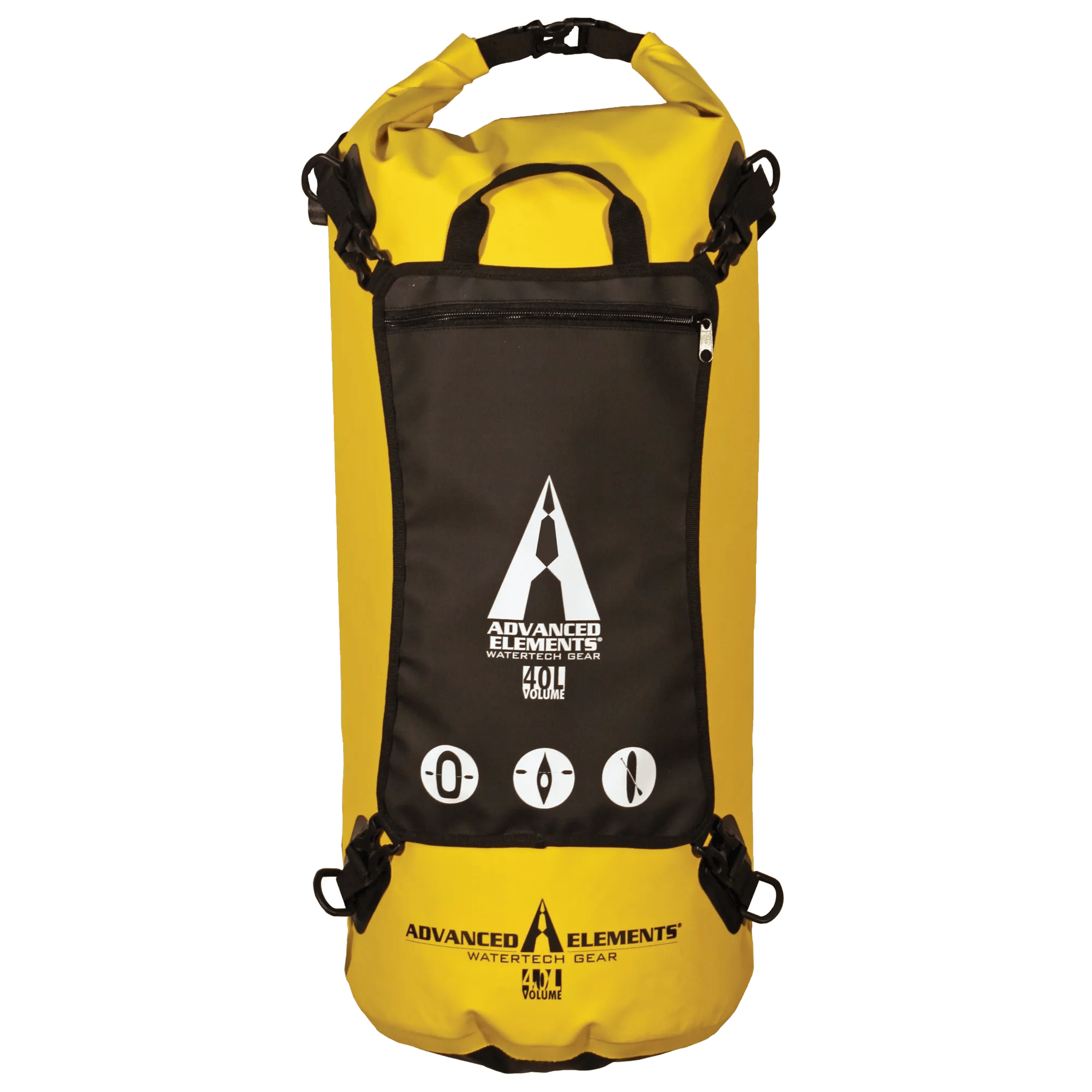 ADVANCED ELEMENTS - Sacs étanches avec ouverture à enroulement Stashpak – 40 L - Yellow - AE3508 - ISO 