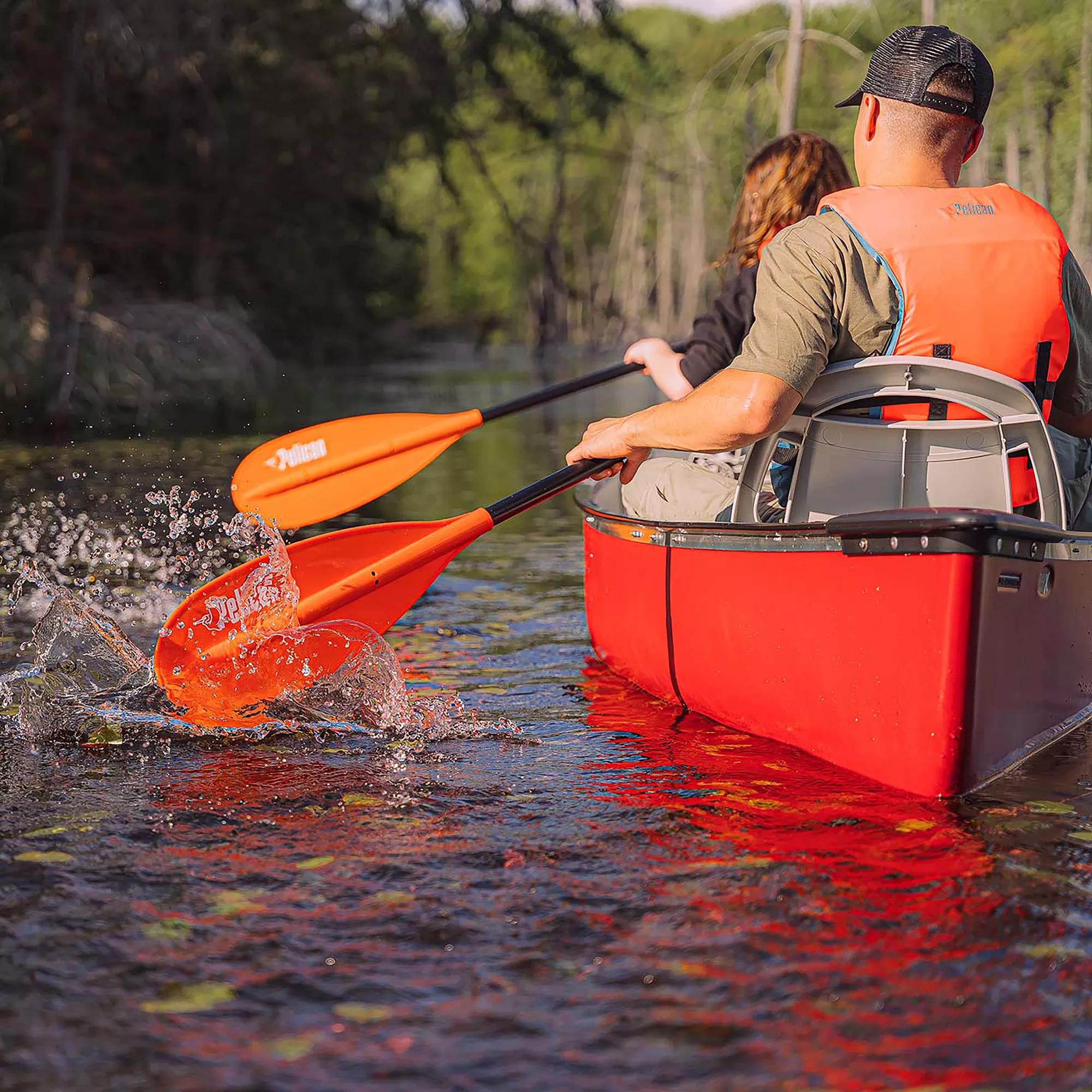 PELICAN - Beavertail Canoe Paddle 143 cm (57") - Orange - PS0134-3 - LIFE STYLE 2