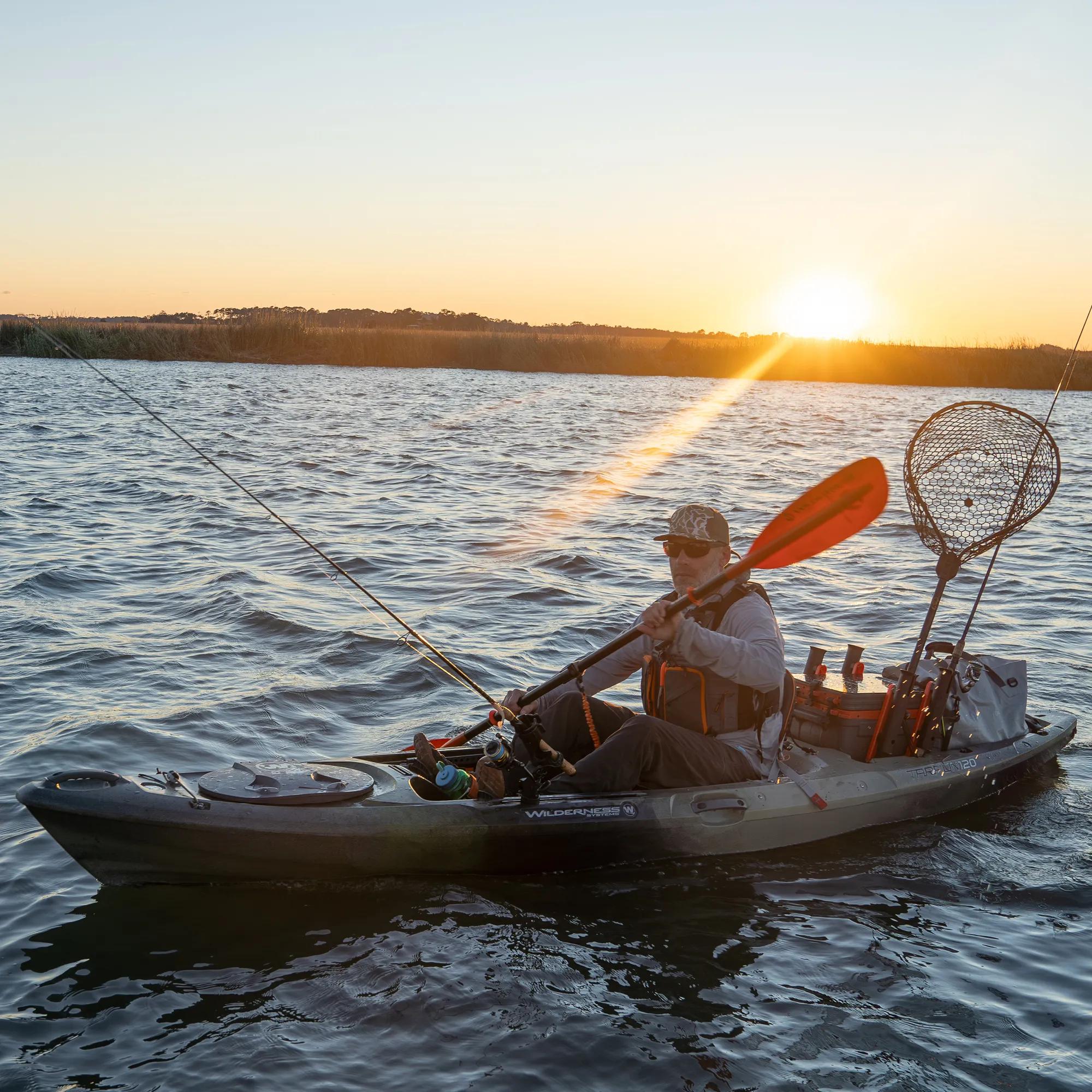 WILDERNESS SYSTEMS - Tarpon 120 Fishing Kayak - Brown - 9750210182 - LIFE STYLE 1
