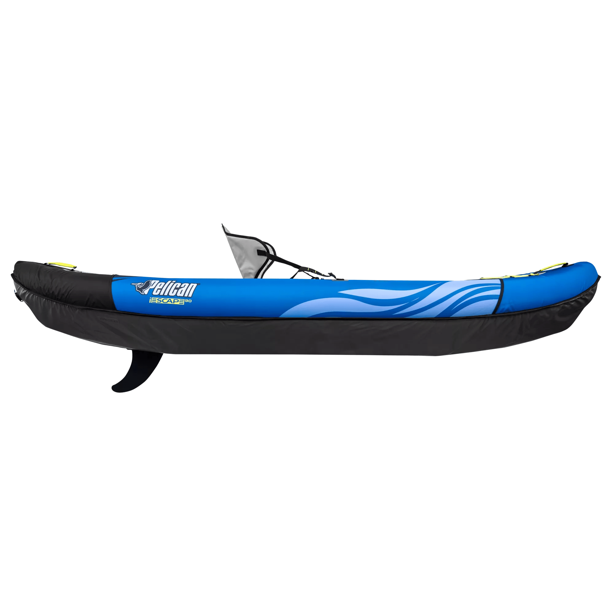 PELICAN - Kayak récréatif gonflable iESCAPE 90 - Blue - MMG09P104 - SIDE