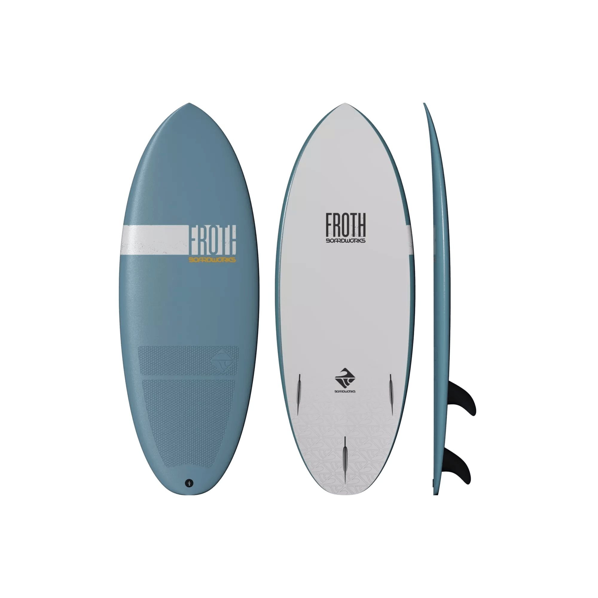 BOARDWORKS - Planche de surf courte Froth de 1,5 m (5 pi) - Blue - 4430289508 - TOP