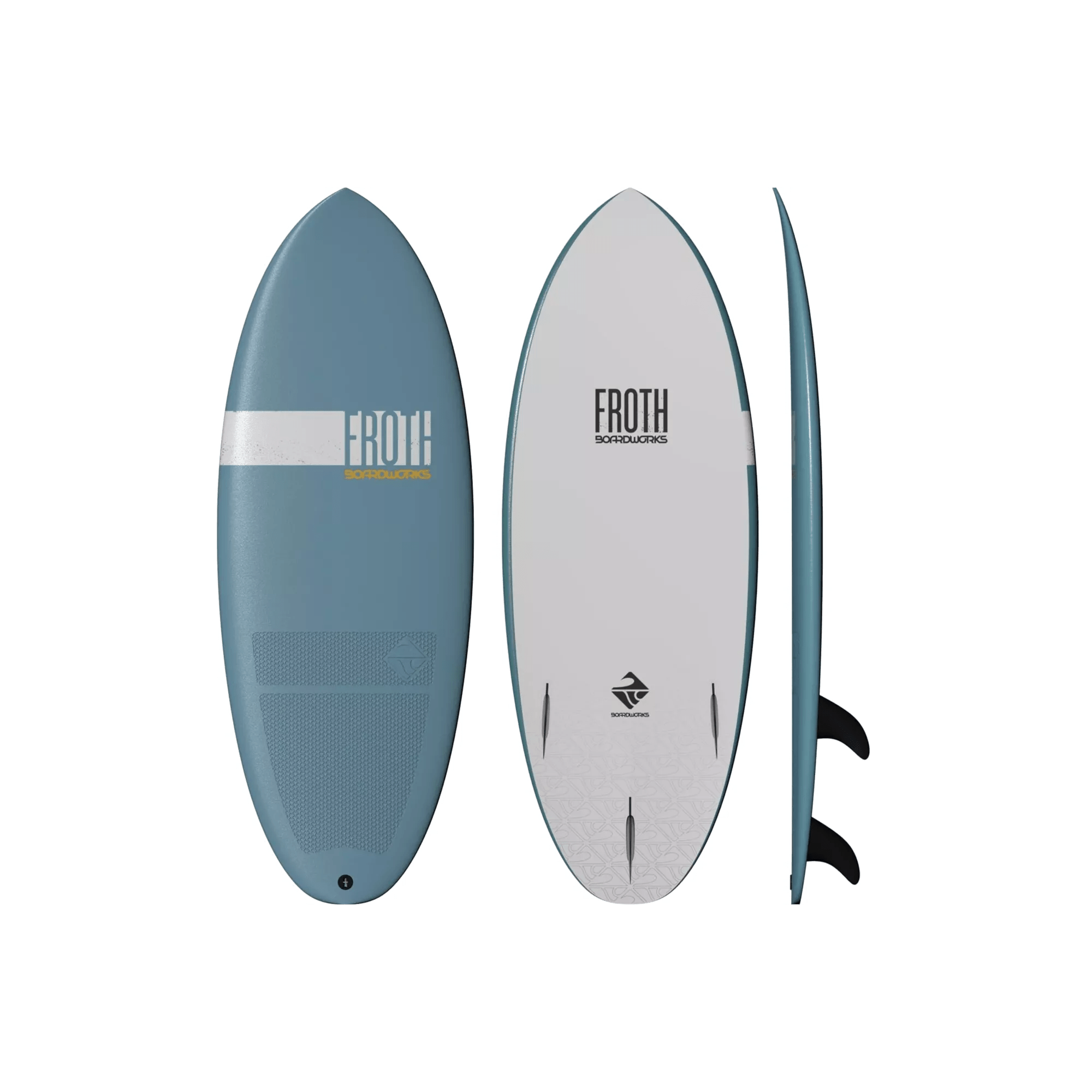 BOARDWORKS - Planche de surf courte Froth de 1,5 m (5 pi) - Blue - 4430289508 - TOP 