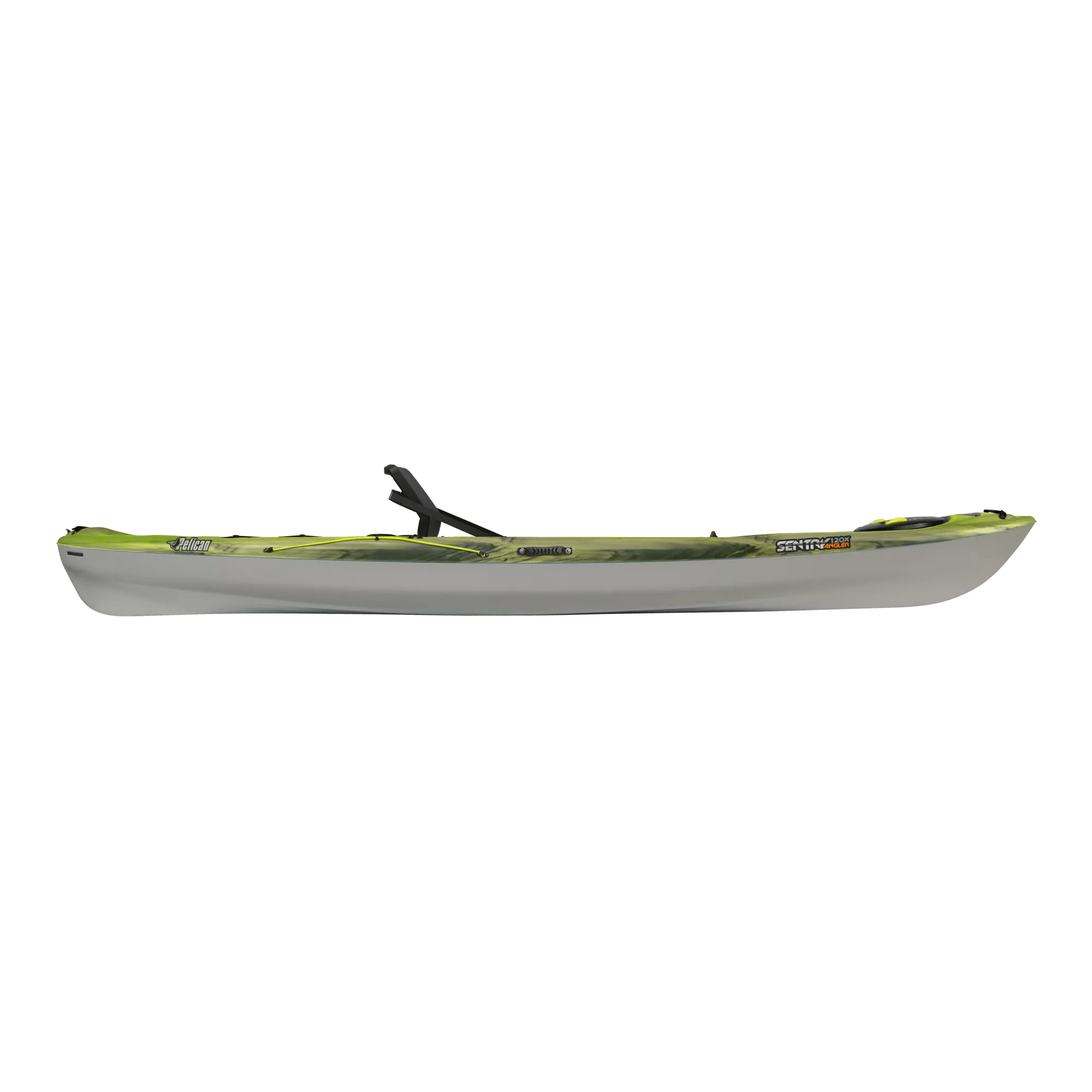 PELICAN - Sentry 120X Angler Fishing Kayak - Grey - KWF12P103-00 - SIDE