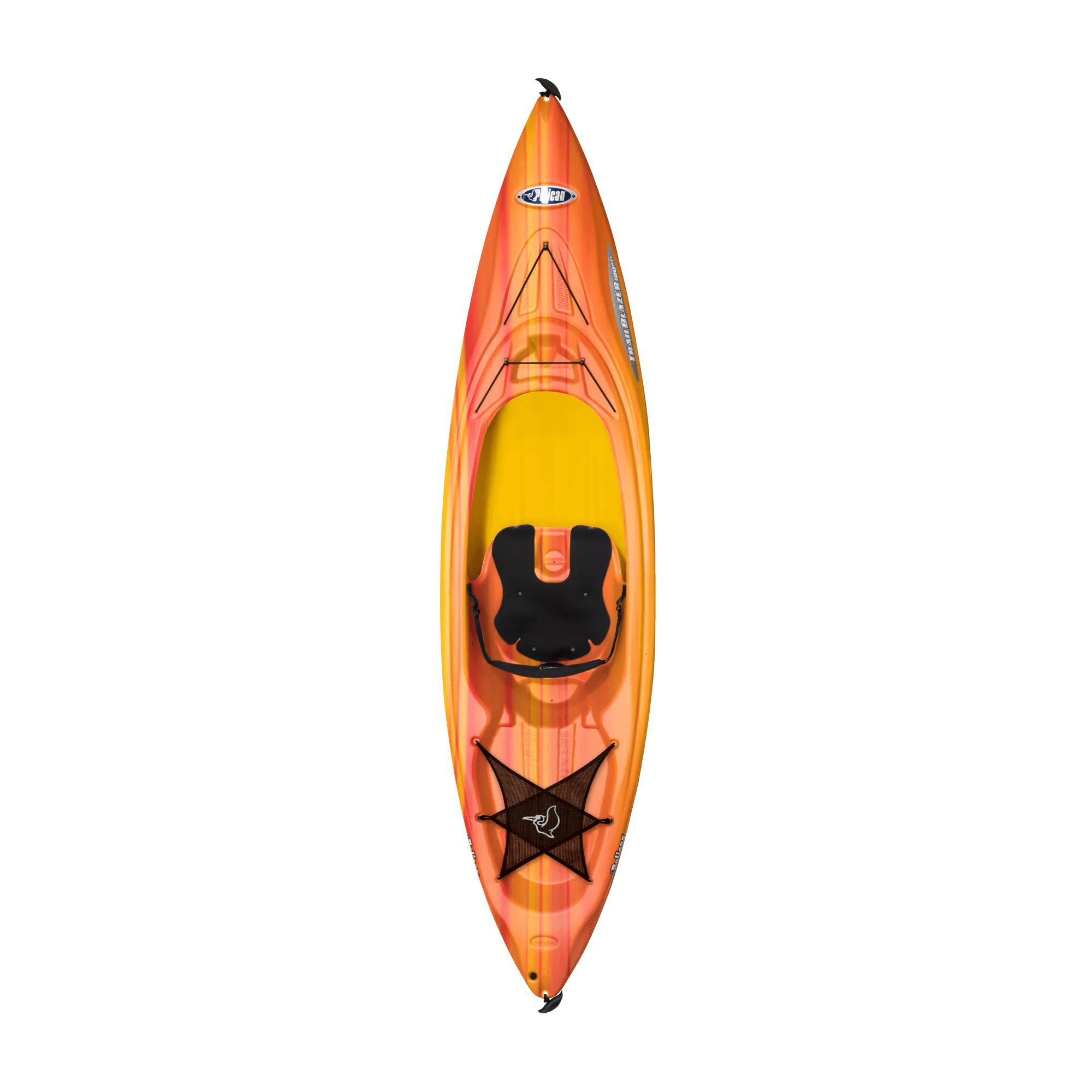 PELICAN - Trailblazer 100 NXT Recreational Kayak - Yellow - KSF10P100 - TOP