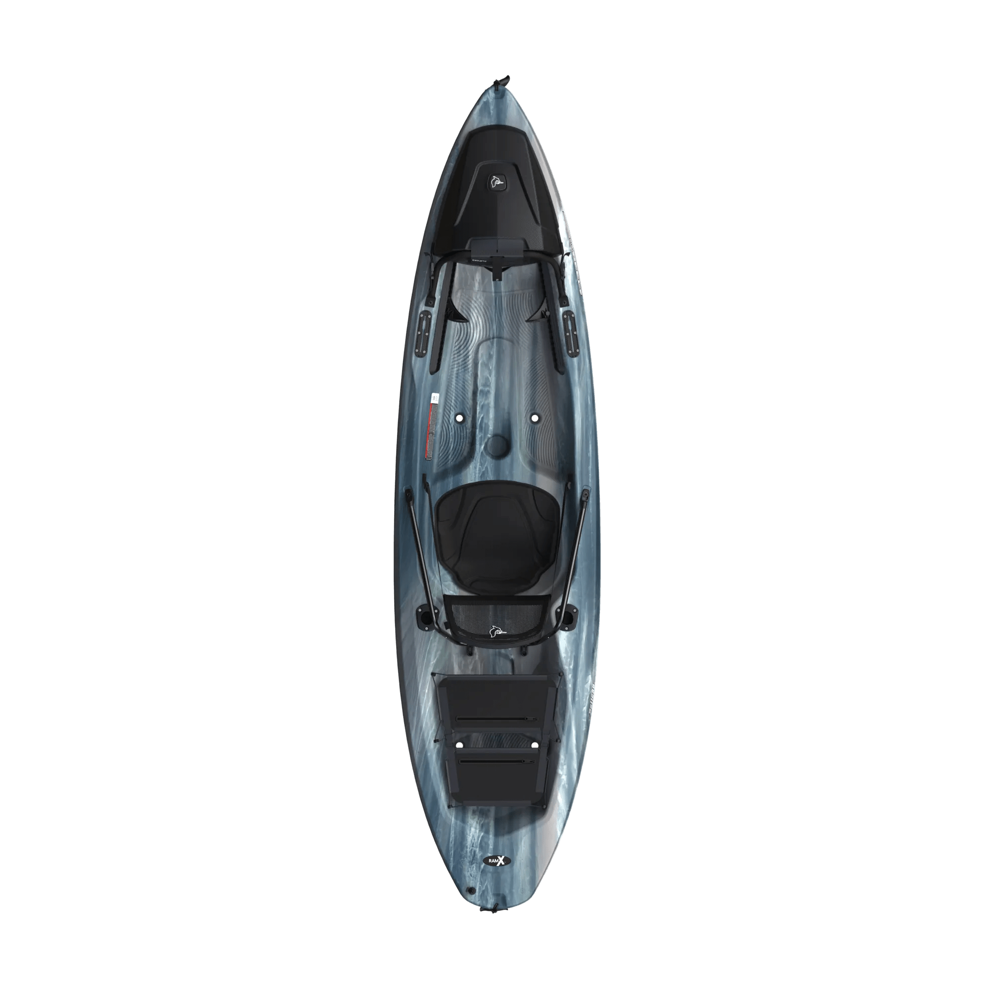 PELICAN - SEEK 100XP Angler Fishing Kayak - Grey - MKL10P505-00 - TOP