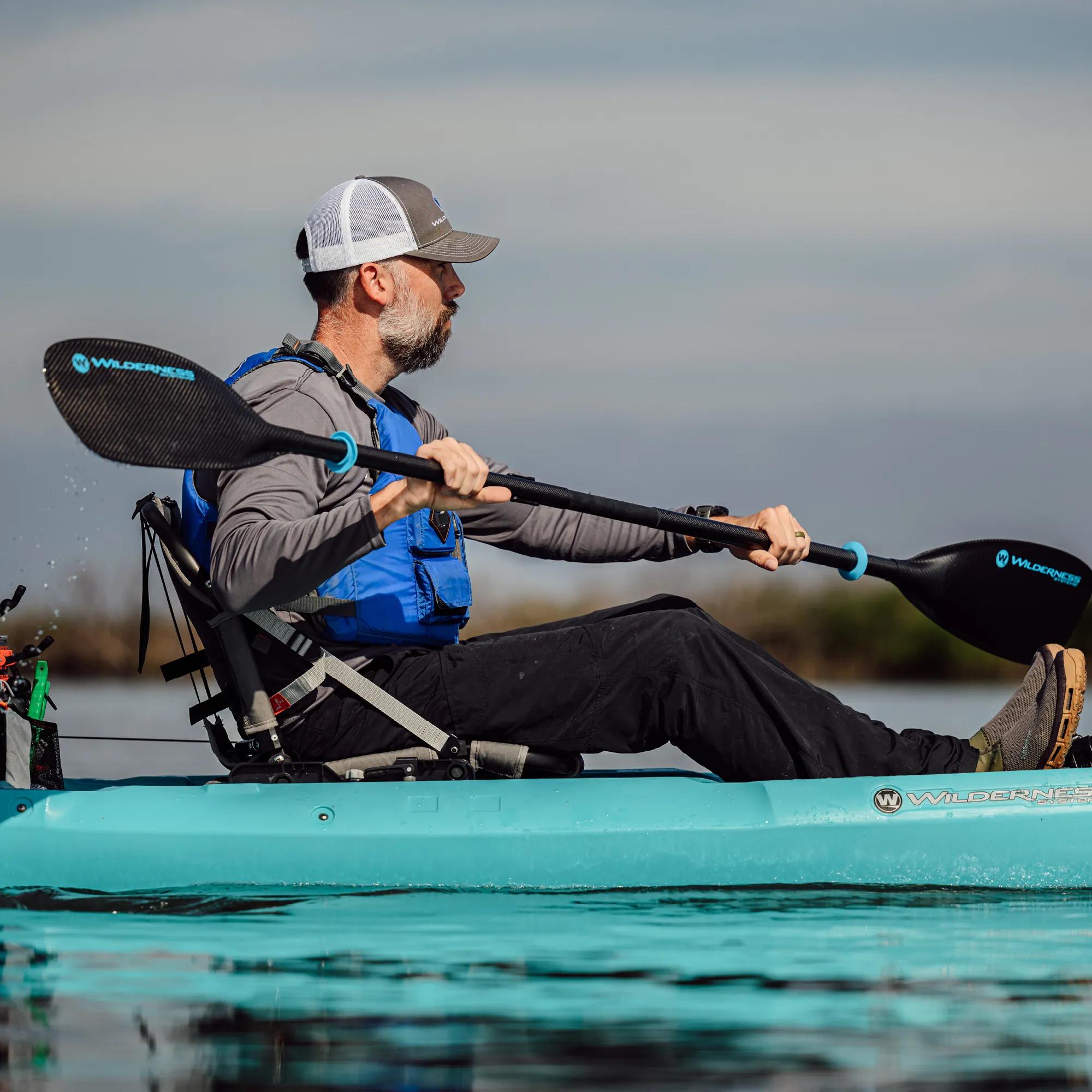 WILDERNESS SYSTEMS - Apex Carbon Kayak Paddle 205-225 cm - Blue - 8070223 - LIFE STYLE 3