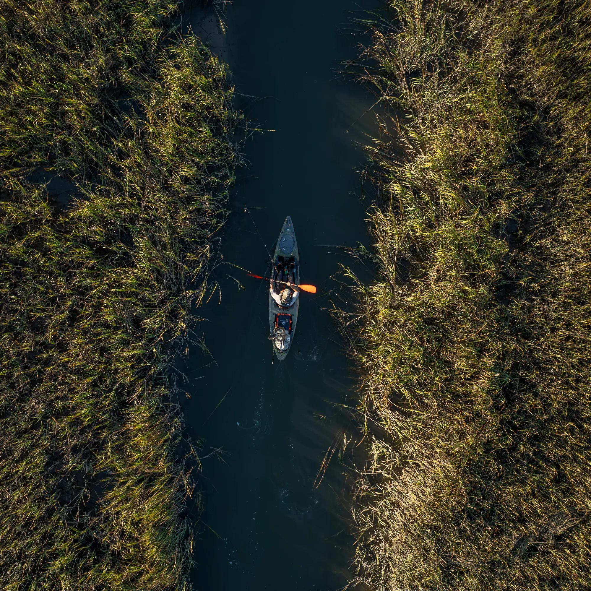 WILDERNESS SYSTEMS - Tarpon 120 Fishing Kayak - Brown - 9750210182 - LIFE STYLE 2