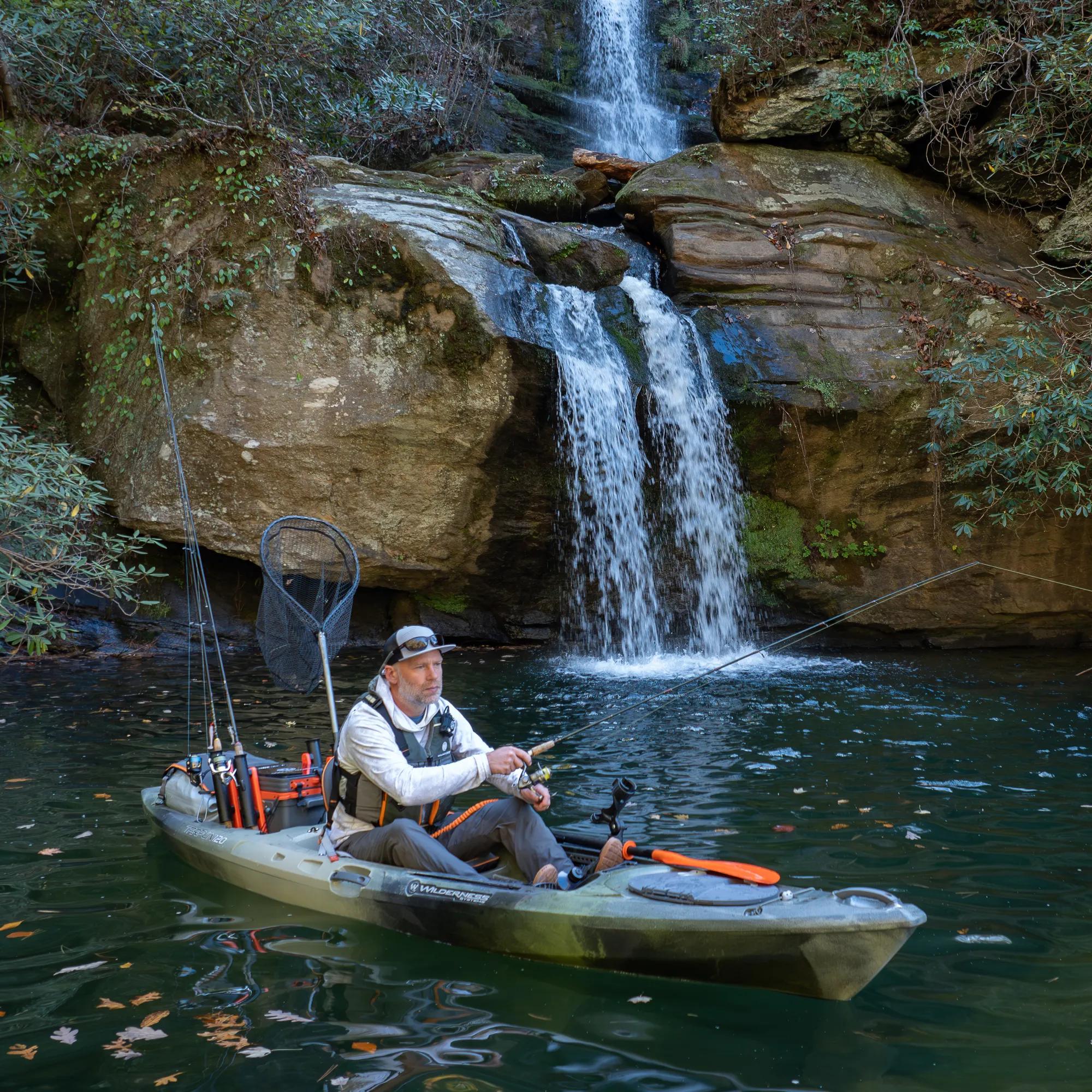 WILDERNESS SYSTEMS - Tarpon 105 Fishing Kayak - Brown - 9751110182 - LIFE STYLE 3