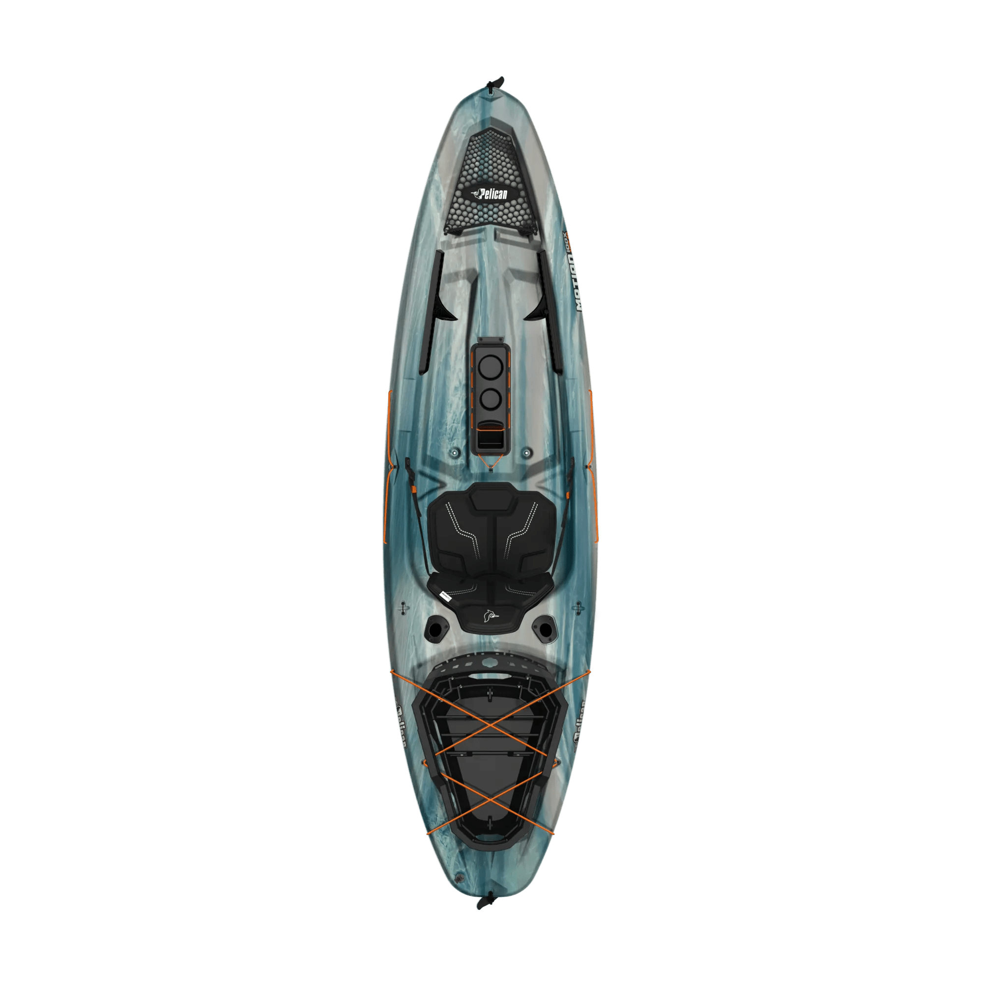 PELICAN - Sentinel 100X Angler Fishing Kayak - Grey - MBL10P205-00 - TOP