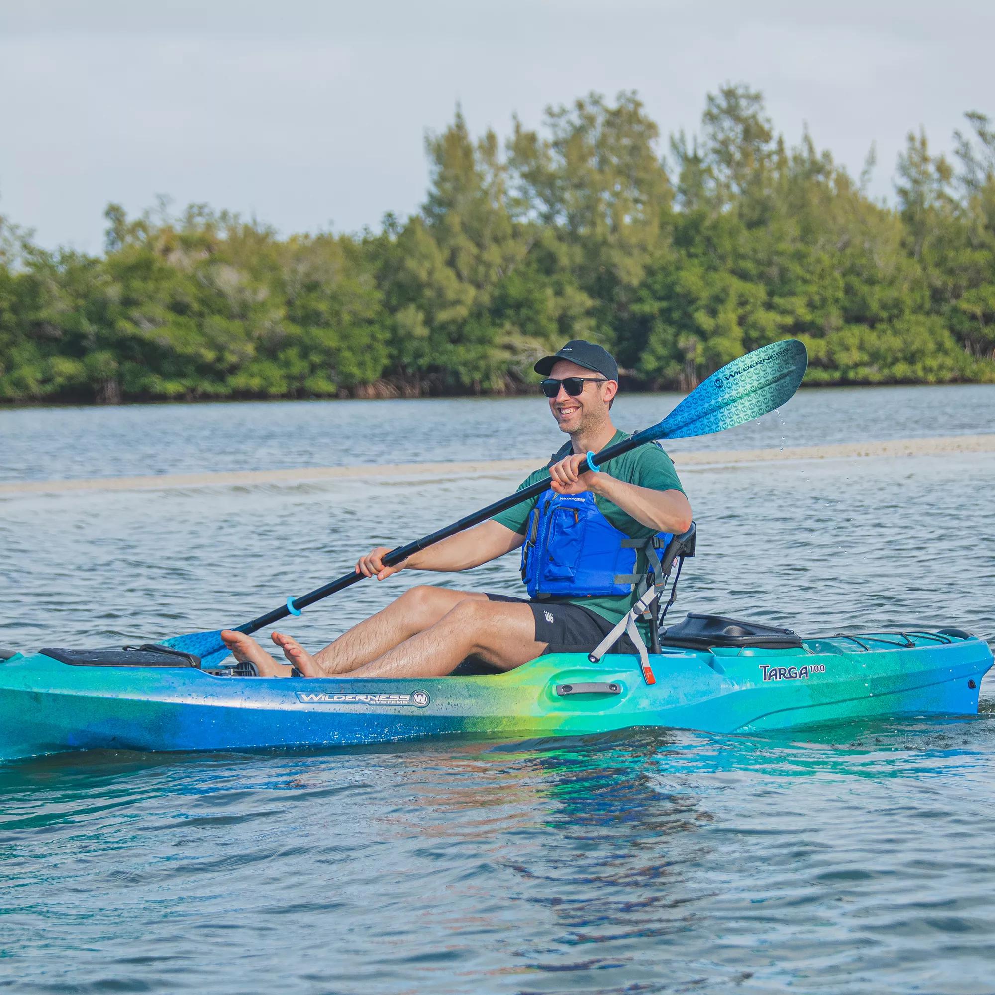 WILDERNESS SYSTEMS - Targa 100 Recreational Kayak - Blue - 9751121142 - LIFE STYLE 1