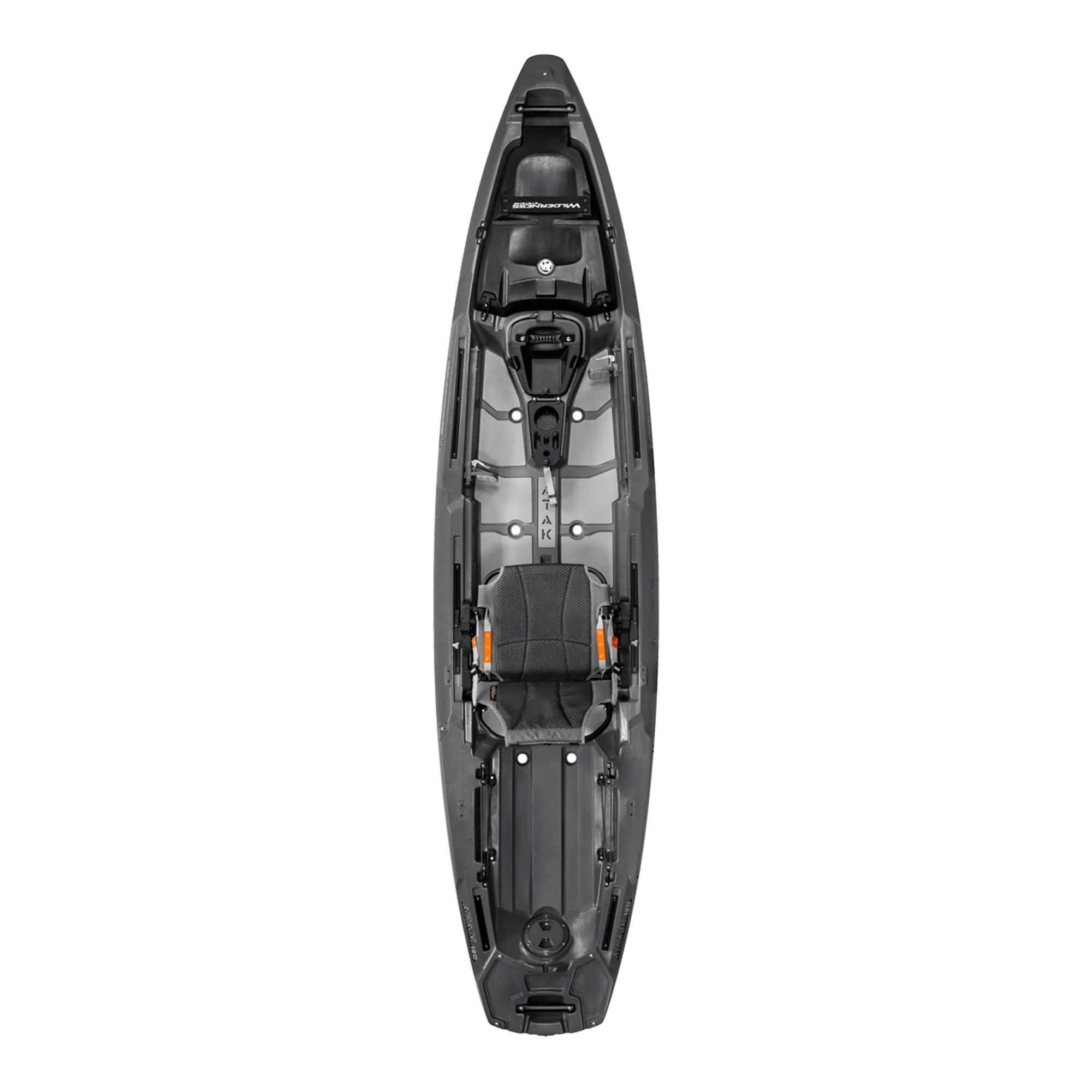 WILDERNESS SYSTEMS - A.T.A.K. 120 Fishing Kayak - Grey - 9750917153 - TOP