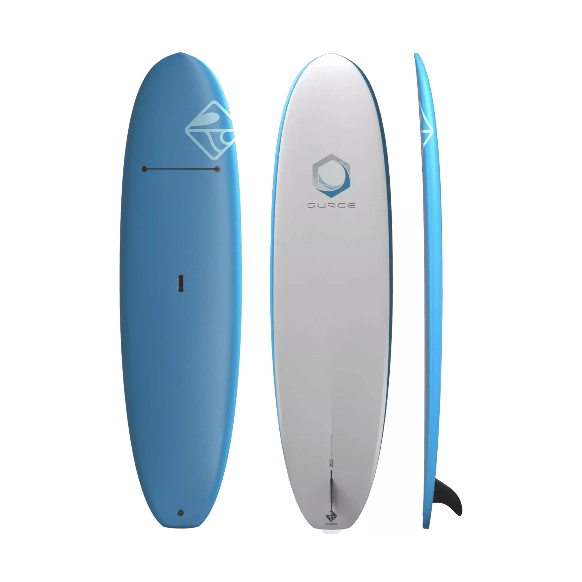 BOARDWORKS - Surge 10'6" Soft Top Paddle Board - Blue - 848201015979 - TOP 
