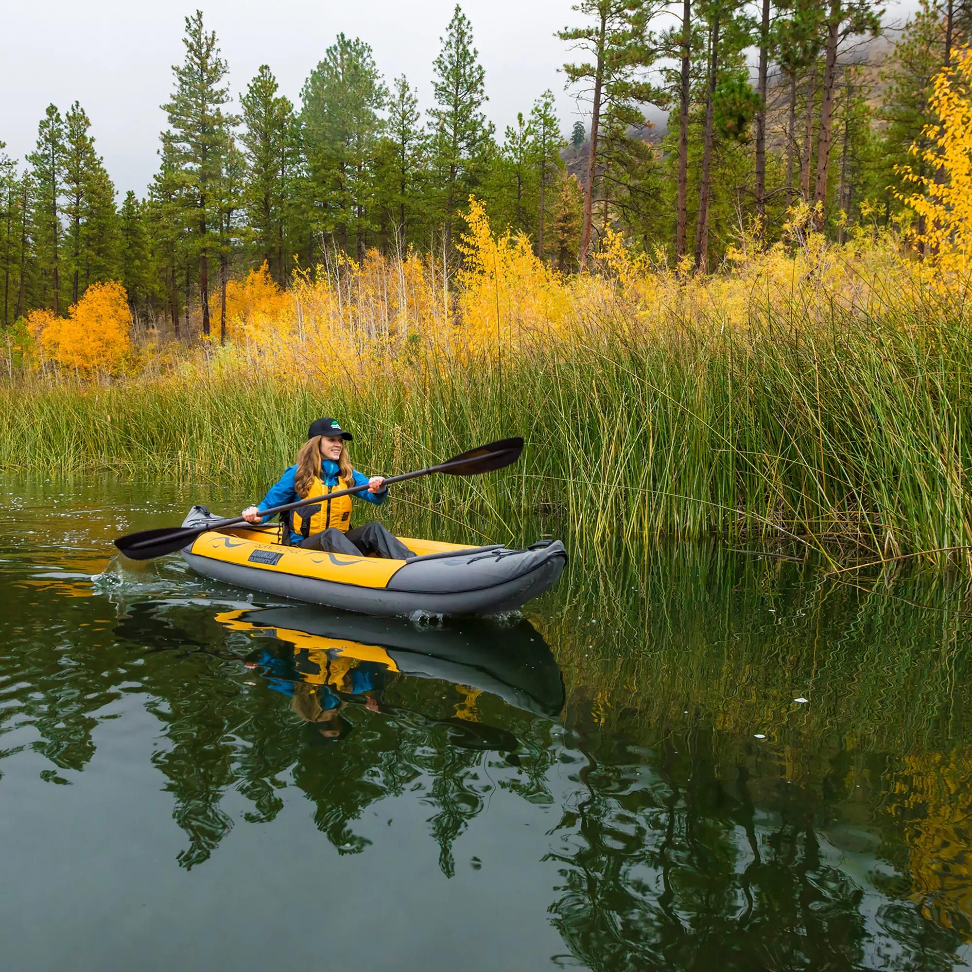 ADVANCED ELEMENTS - Island Voyage™ 2 Recreational Kayak Without Pump - Yellow - AE3023-Y - LIFE STYLE 3