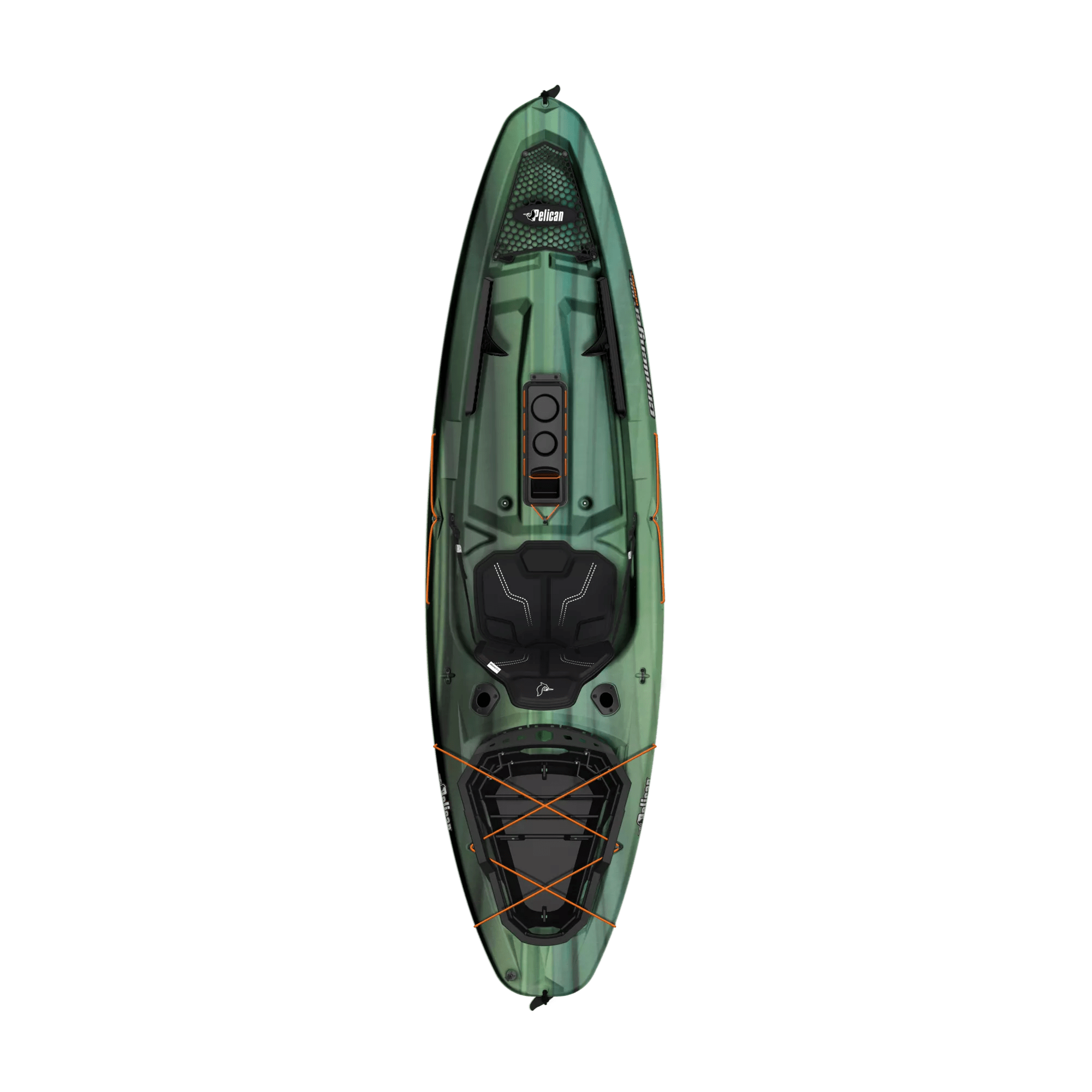 PELICAN - Challenger 100X Angler Fishing Kayak - Grey - MBF10P203 - TOP