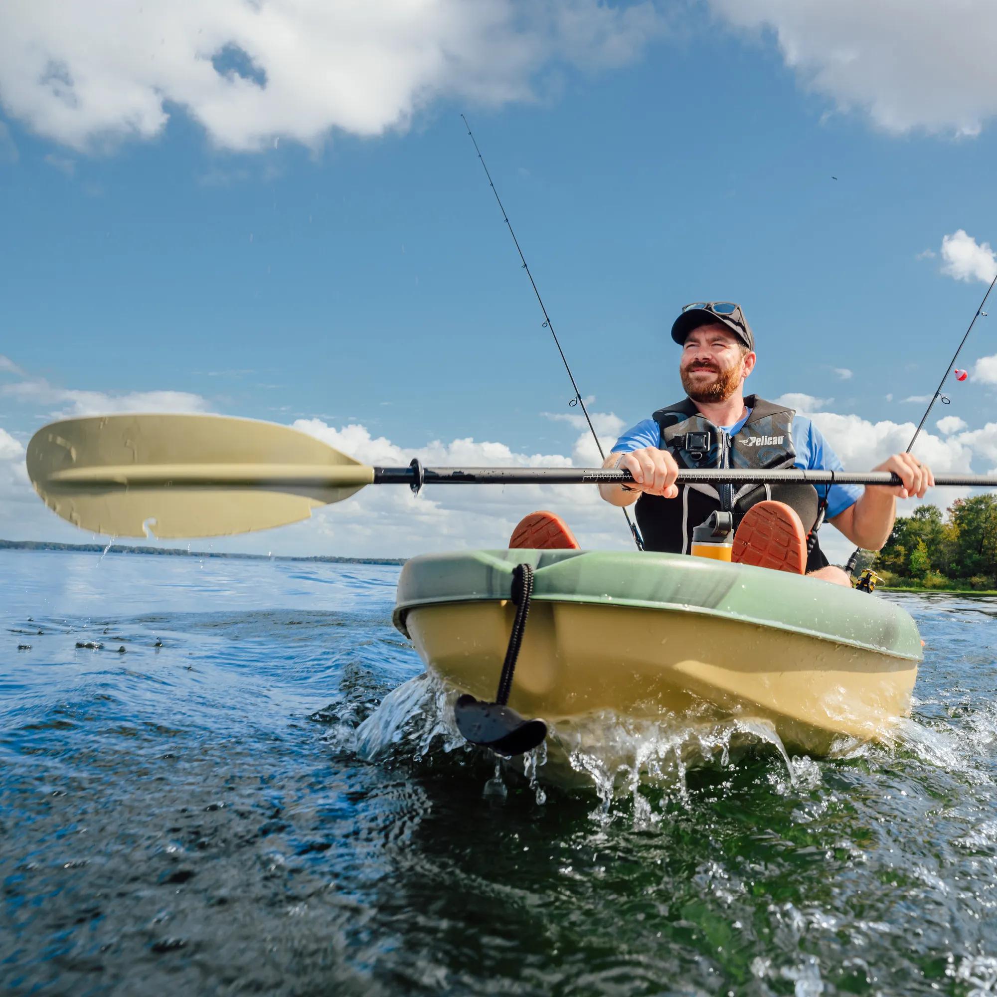 PELICAN - Poseidon Angler Fishing Kayak Paddle 250 cm (98.5") - Beige - PS1129-00 - LIFE STYLE 3