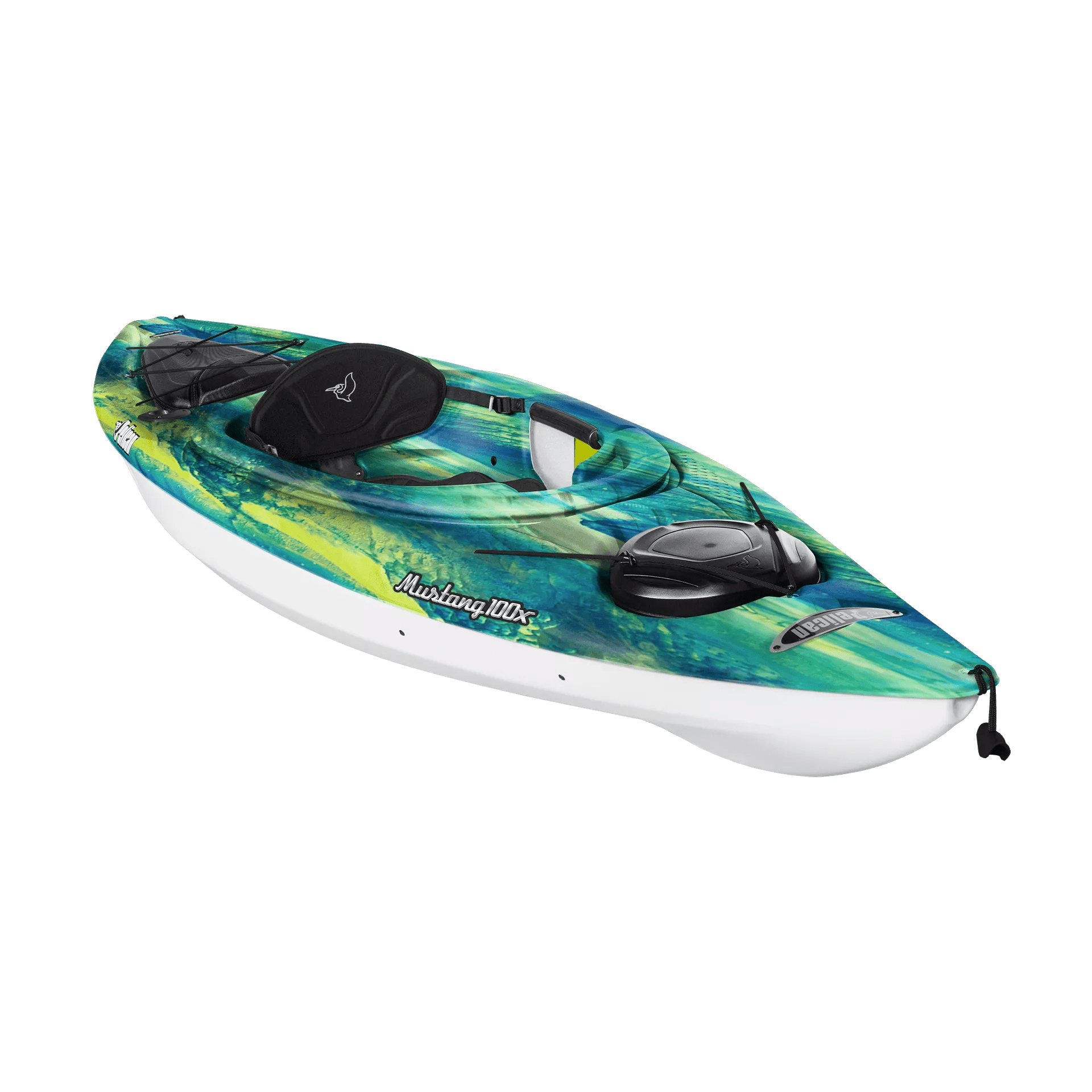 PELICAN - Mustang 100X EXO Recreational Kayak - Blue - KYF10P200 - ISO