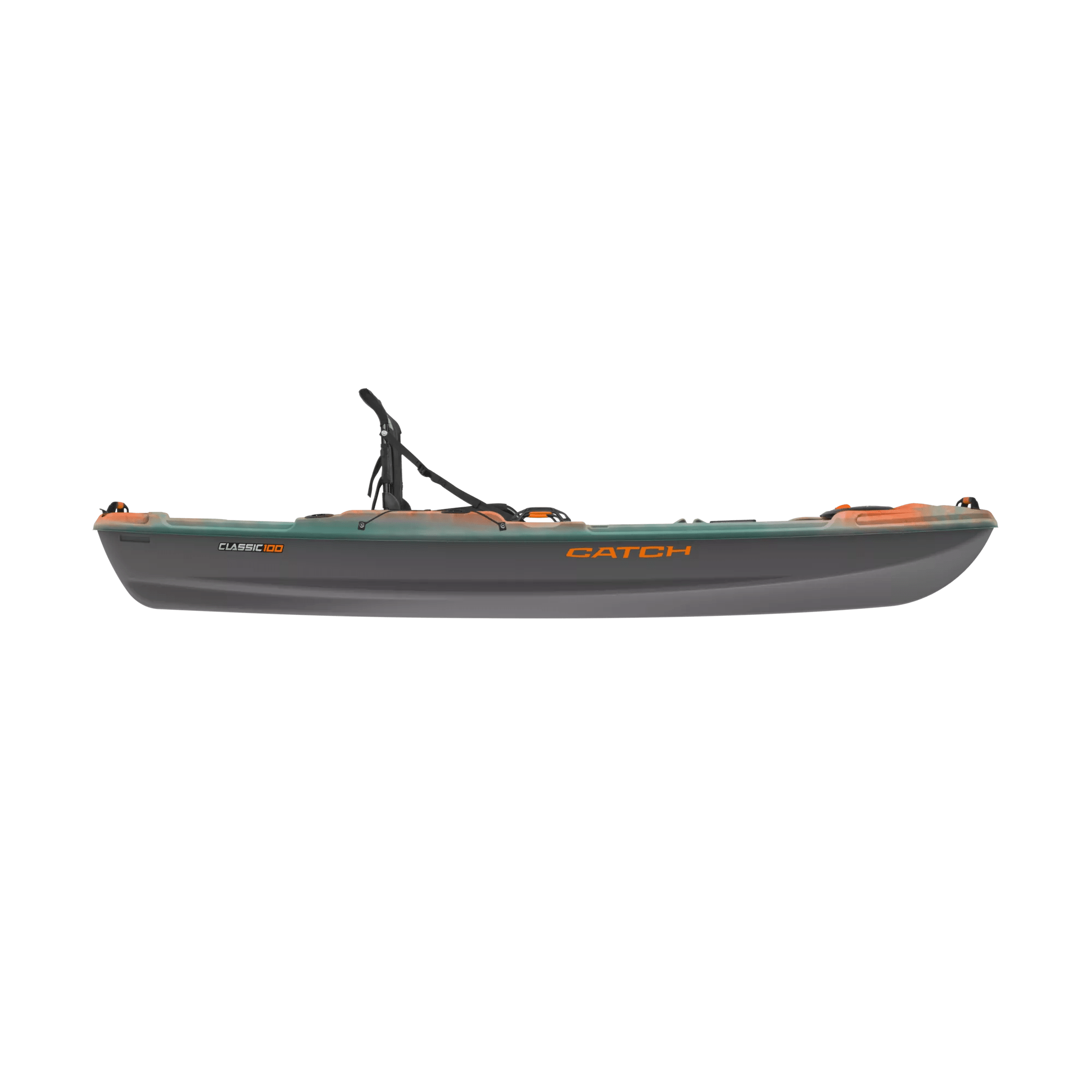 PELICAN - Kayak de pêche Catch Classic 100 - Green - KRP10P104-00 - SIDE