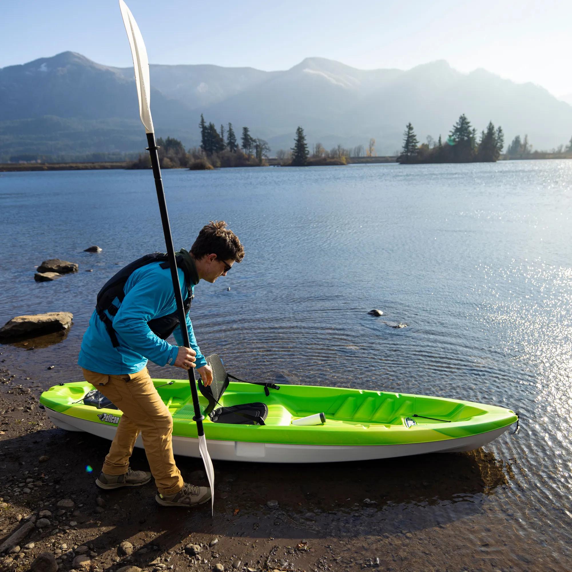 PELICAN - APEX 100 Recreational Kayak - White - KVL10P605 - LIFE STYLE 1