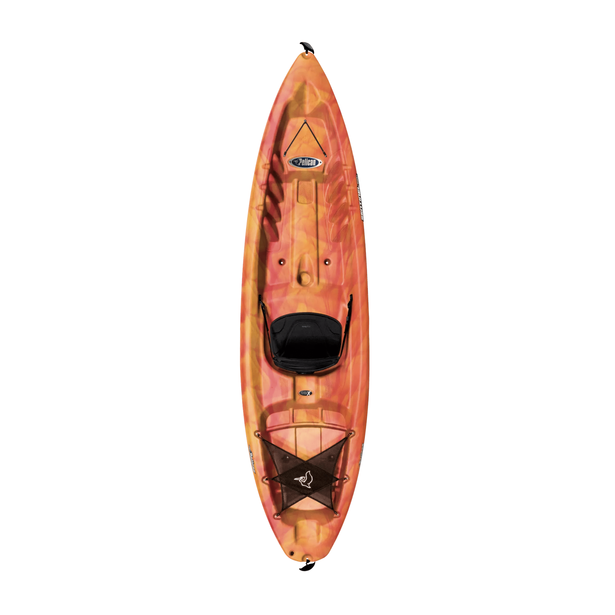 PELICAN - Sentinel 100X Recreational Kayak - Red - KVF10P104-00 - TOP