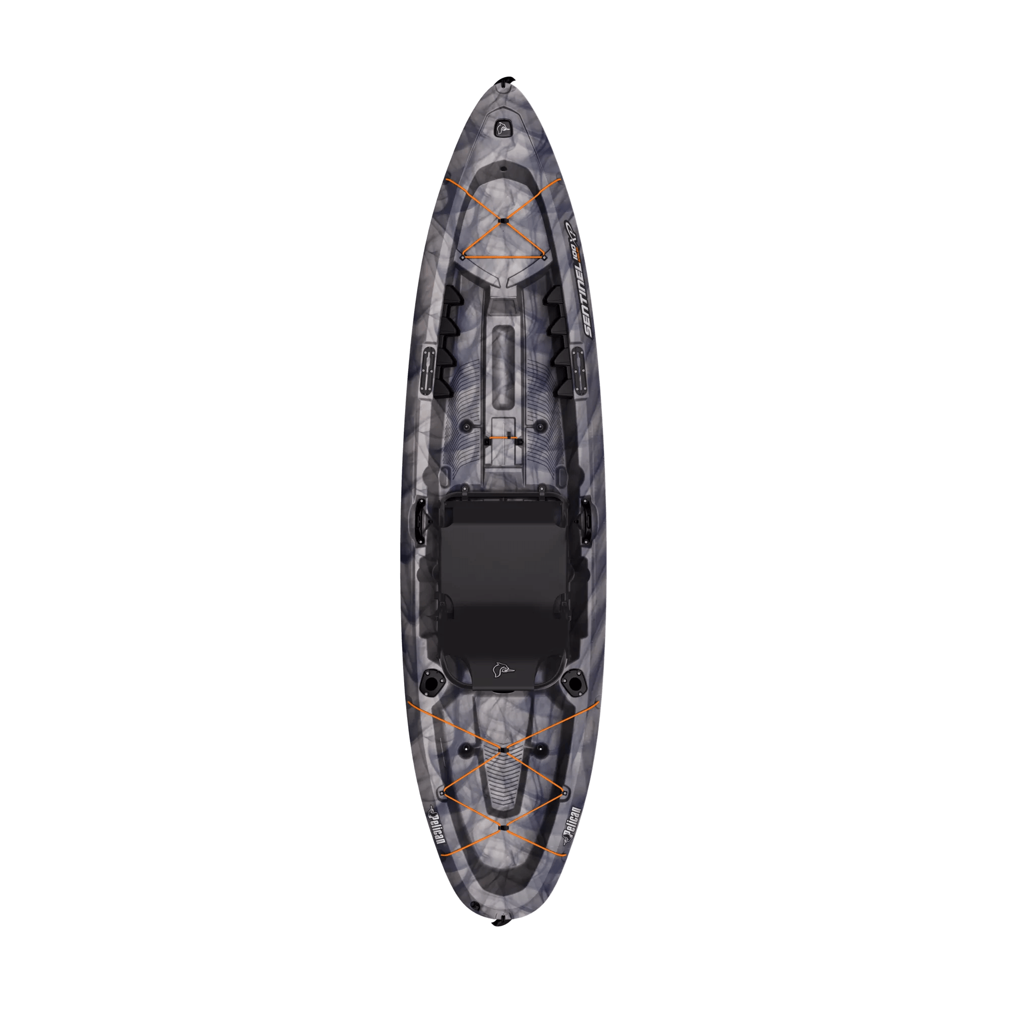 PELICAN - Sentinel 100X Angler Fishing Kayak - Black - MBF10P104-00 - TOP