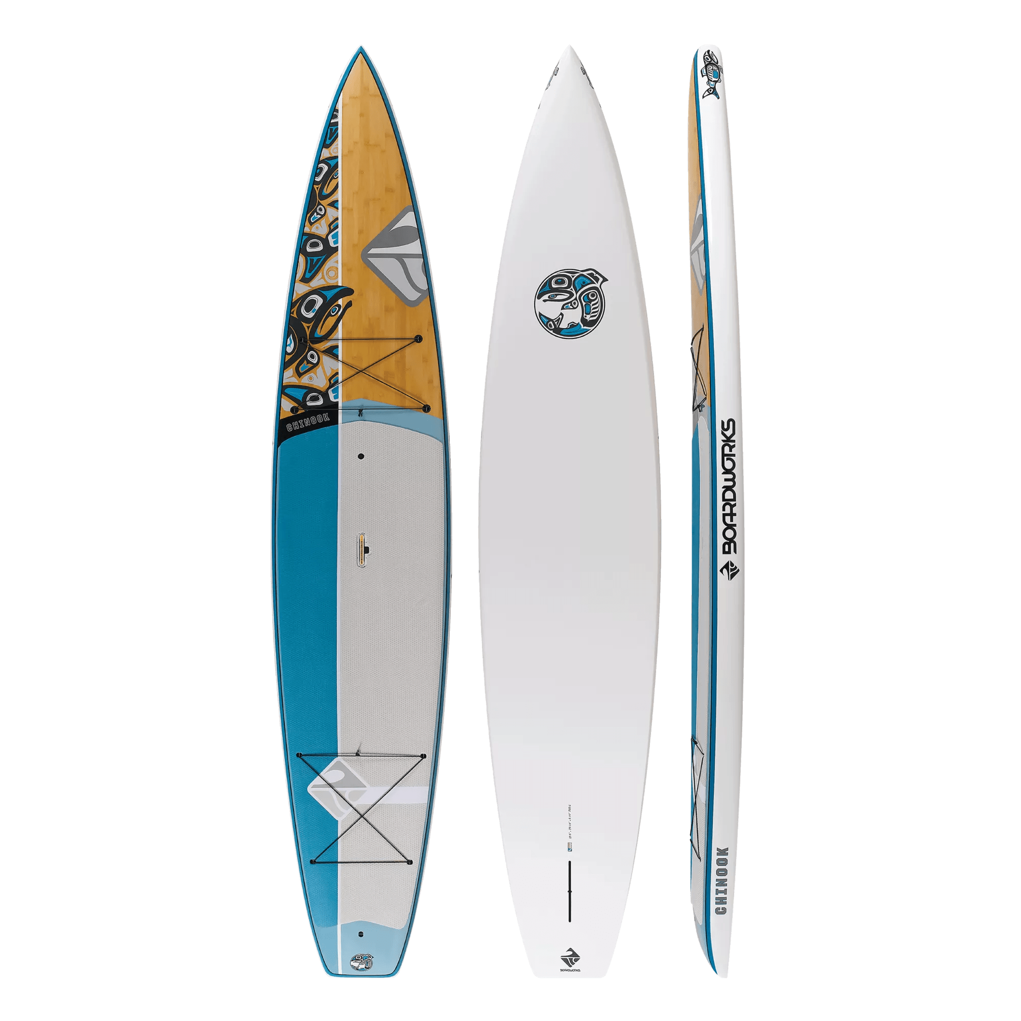 BOARDWORKS - Chinook 12'6" Touring Paddle Board - Beige - 848201015351 - TOP