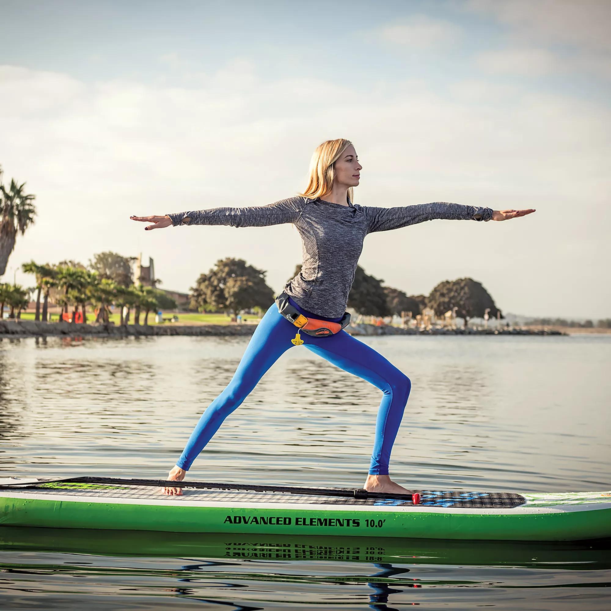 ADVANCED ELEMENTS - Lotus YSUP Inflatable Yoga Board - White - AE1062-G - LIFE STYLE 3