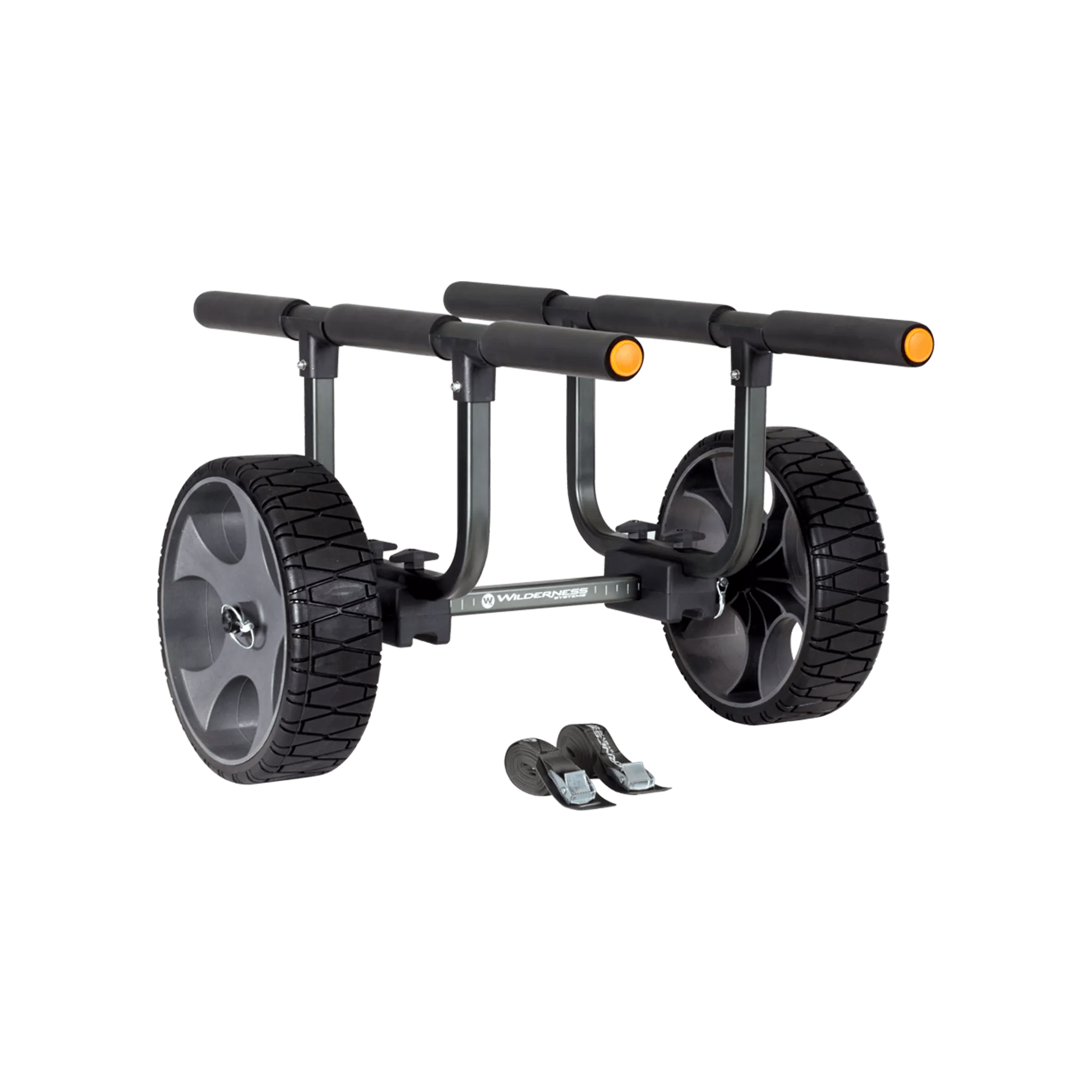 WILDERNESS SYSTEMS - Heavy-Duty Kayak Cart With 12" No-Flat Wheels - Black - 8070121 - TOP 