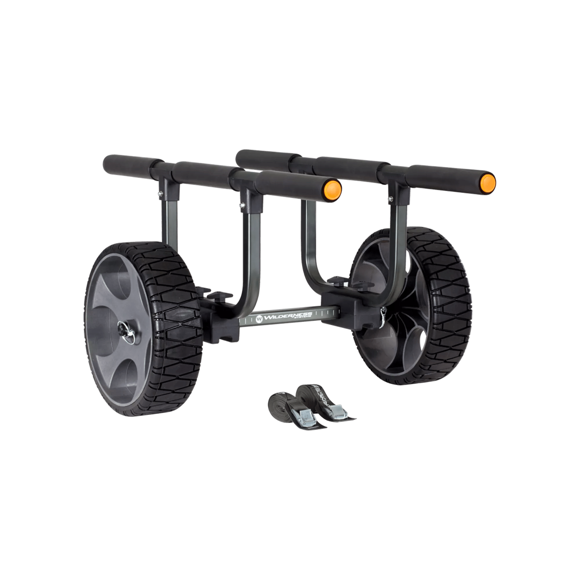 WILDERNESS SYSTEMS - Heavy-Duty Kayak Cart With 12" No-Flat Wheels - Black - 8070121 - TOP