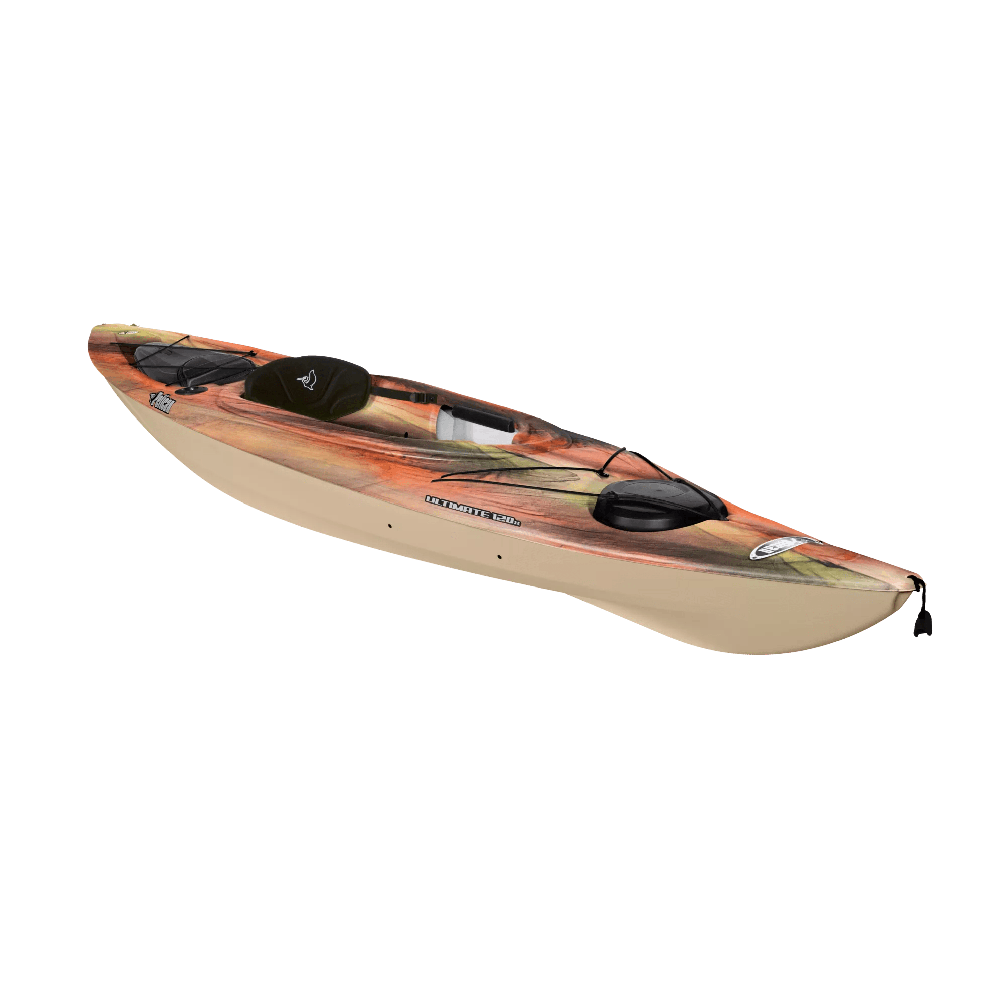 PELICAN - Ultimate 120X EXO Recreational Kayak - Discontinued color/model - Grey - KYF12P203 - ISO 