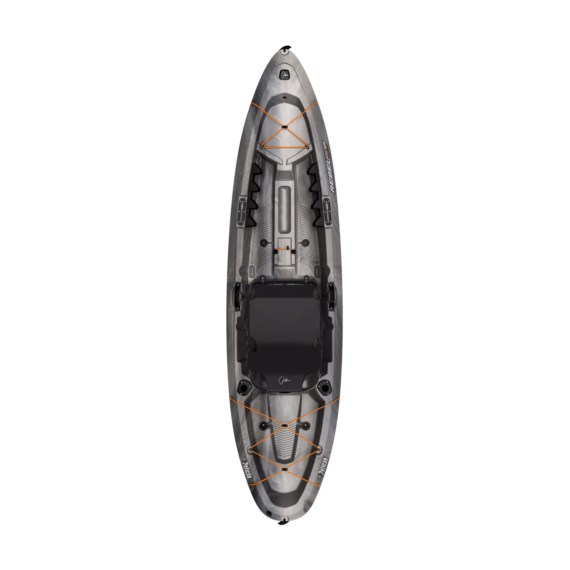 PELICAN - Rebel 100XP Angler Fishing Kayak - Grey - MGF10P401 - TOP