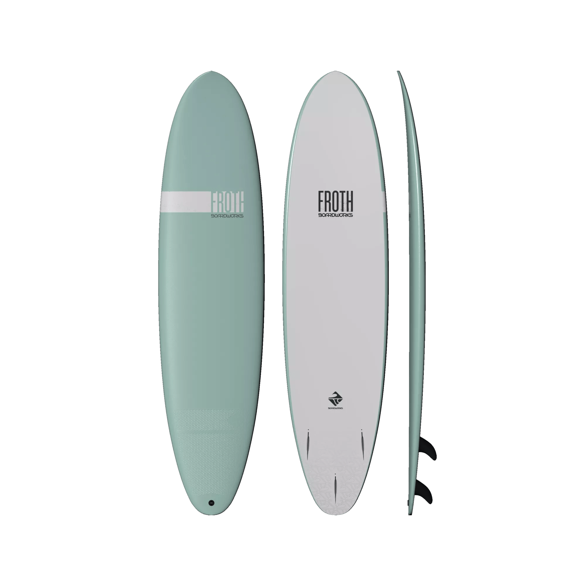 BOARDWORKS - Froth 8' Longboard - Green - 4430319509 - TOP 