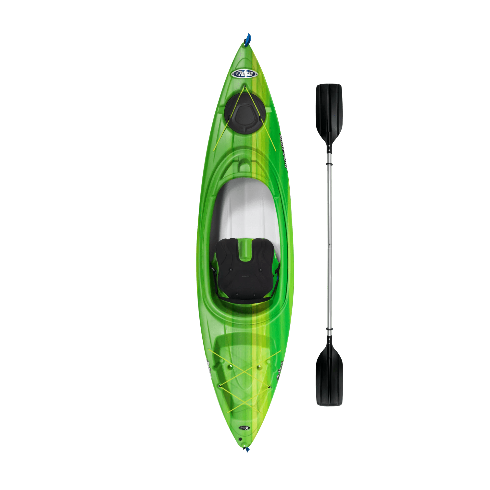 PELICAN - Brisk 100X Recreational Kayak with Paddle - White - KFF10P503 - TOP