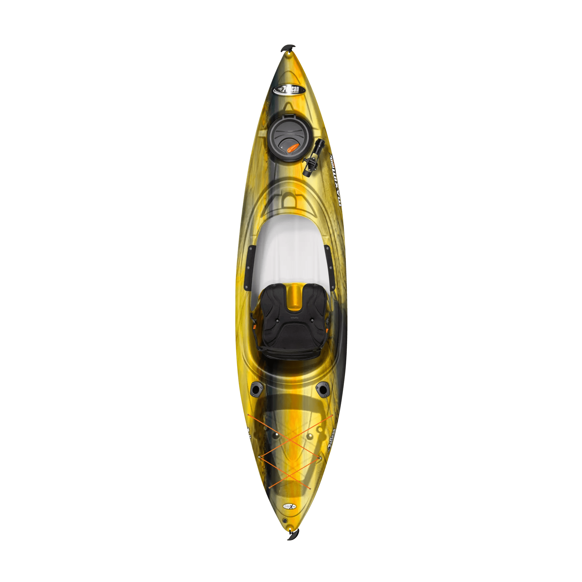 PELICAN - Maxim 100X Angler Fishing Kayak - Yellow - KFP10P109 - TOP