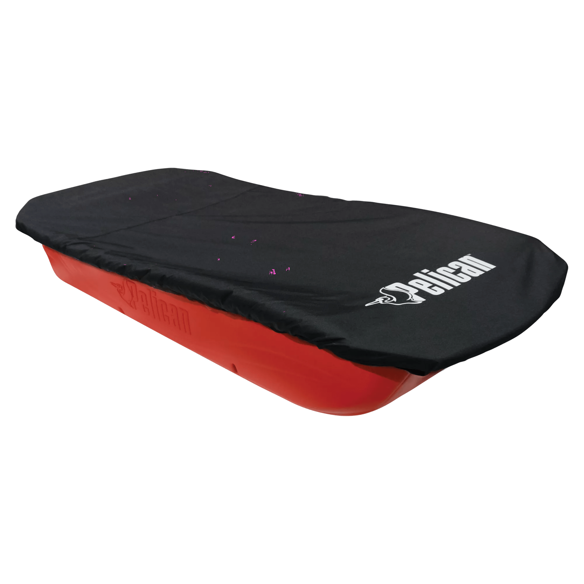 PELICAN - Trek Sport 68 Utility Sled with Ram-X Runners, Tow Hitch, Travel Cover & D-Ring Anchors and Straps - Red - LHT68PB12-00 - ISO 