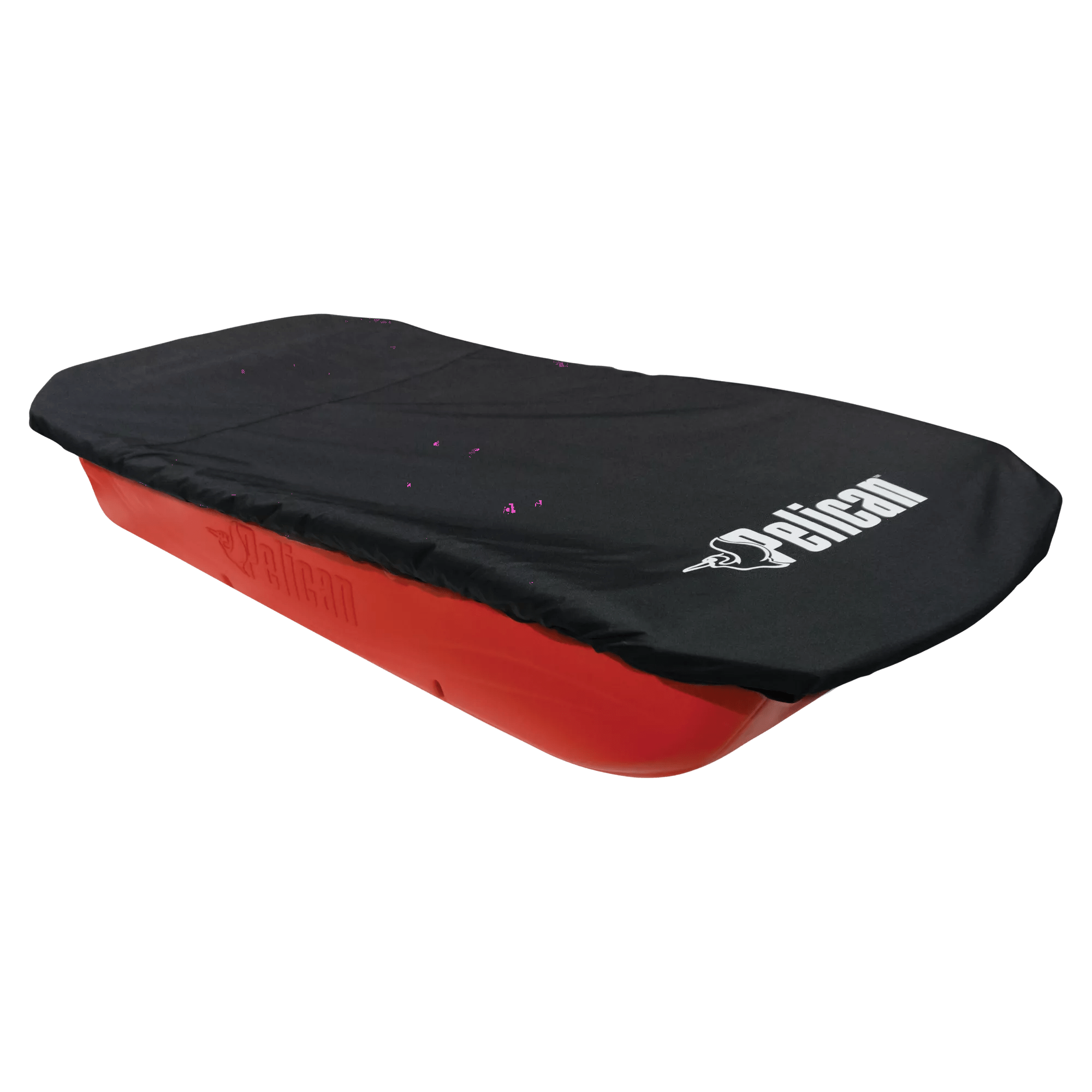 PELICAN - Trek Sport 68 Utility Sled with Ram-X Runners, Tow Hitch, Travel Cover & D-Ring Anchors and Straps - Red - LHT68PB12-00 - ISO