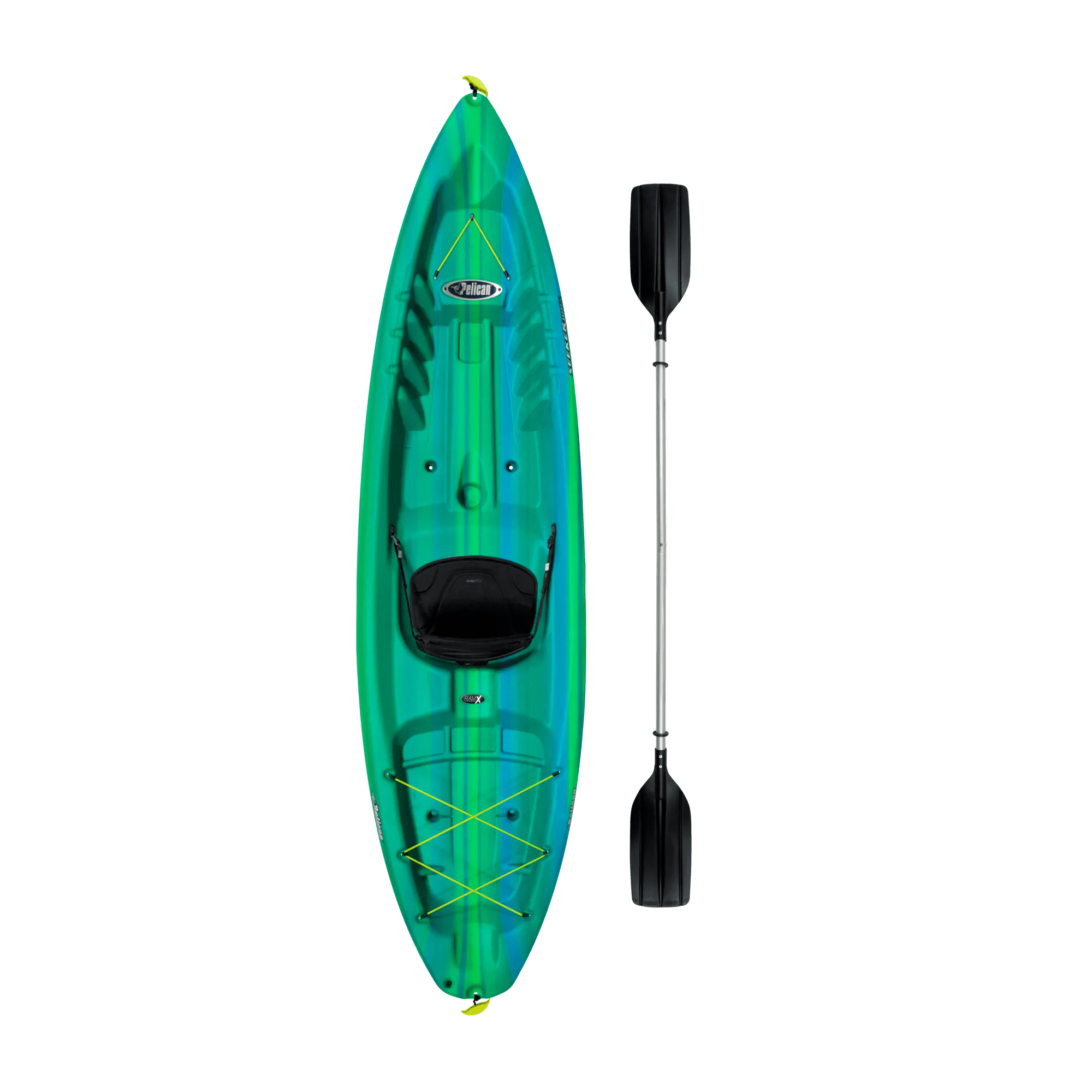 PELICAN - Seeker 100X Recreational Kayak with Paddle - Blue - KVF10P703 - TOP