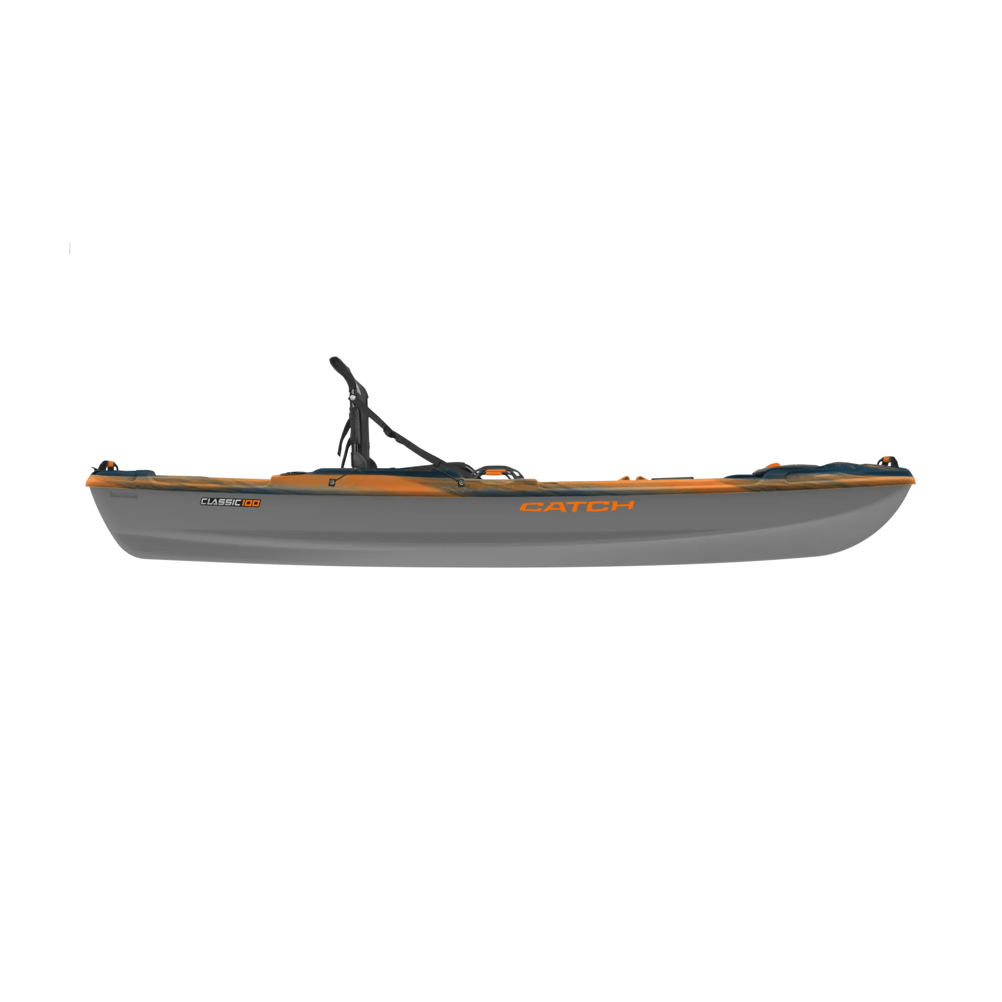 PELICAN - Catch Classic 100 Fishing Kayak - Orange - KRP10P405 - SIDE