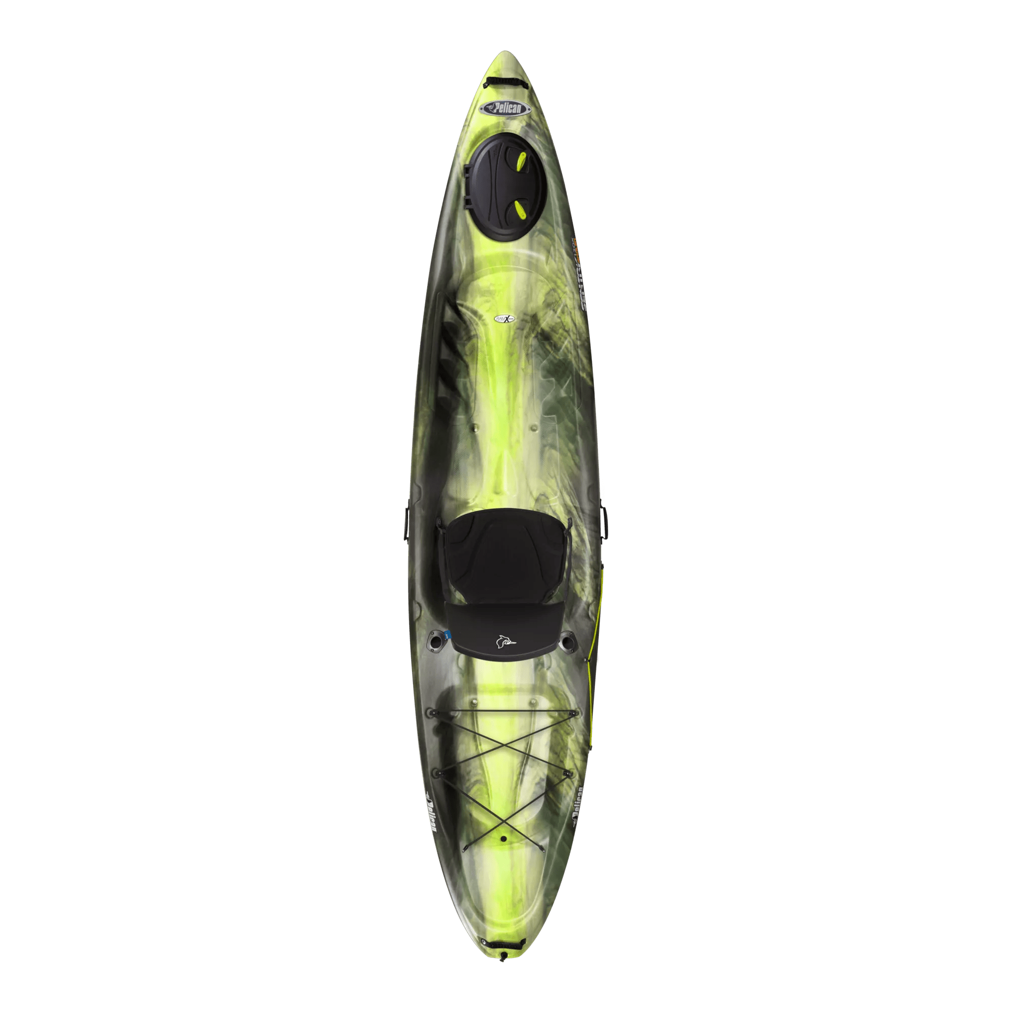 PELICAN - Sentry 120X Angler Fishing Kayak - Grey - KWF12P103-00 - TOP 