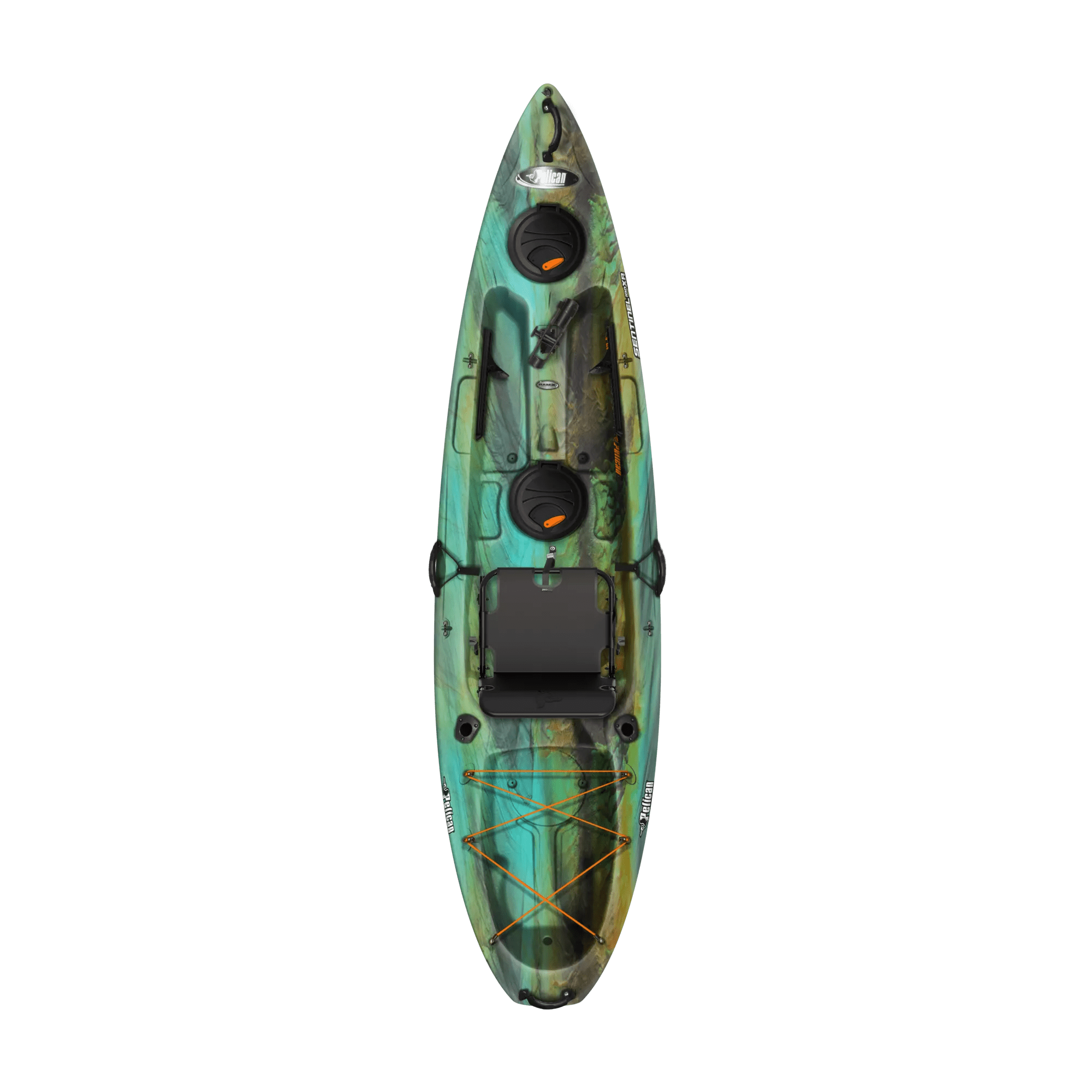 PELICAN - Sentinel 100XR Angler Fishing Kayak - Green - KBP10P100 - TOP