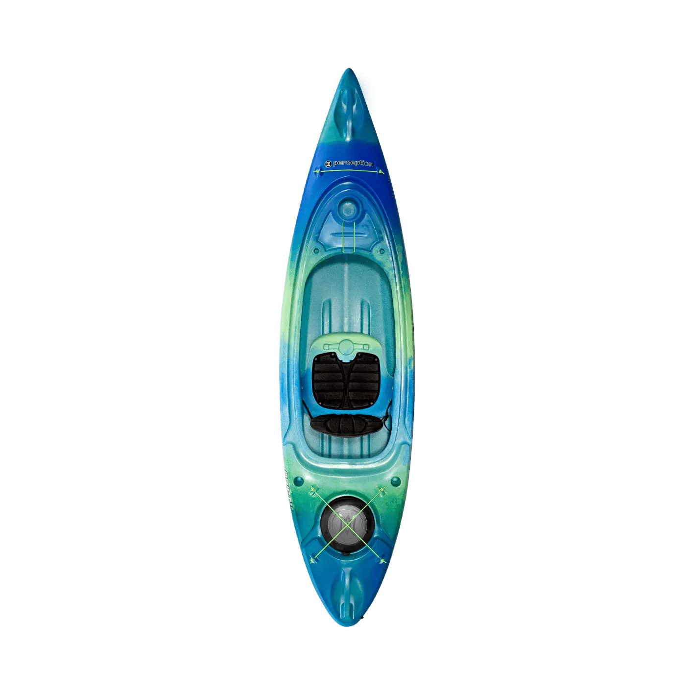 PERCEPTION - Drift 9.5 Recreational Kayak - Blue - 9331840174 - TOP