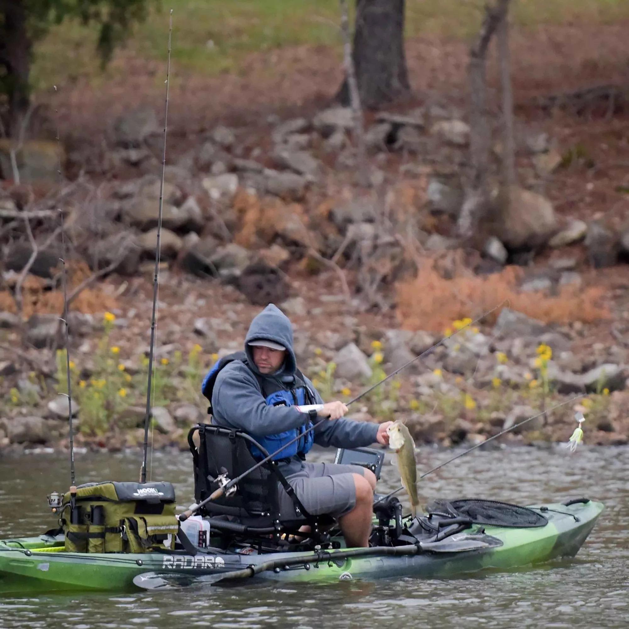 WILDERNESS SYSTEMS - A.T.A.K. 120 Fishing Kayak - Brown - 9750917182 - LIFE STYLE 3