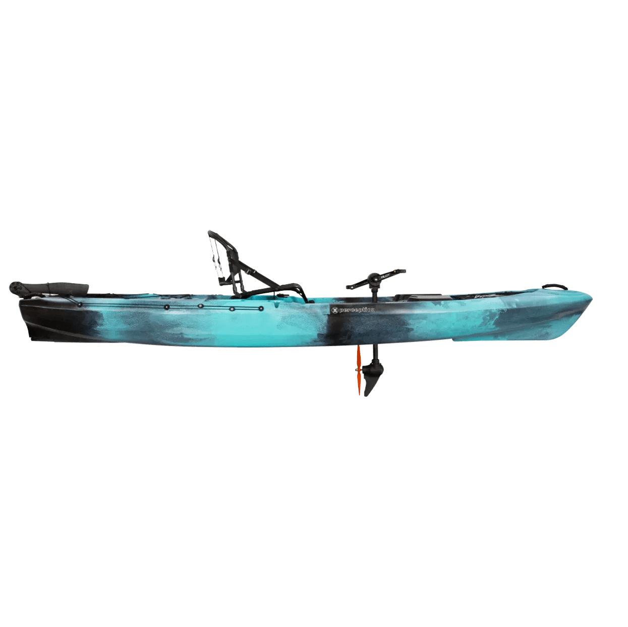 PERCEPTION - Kayak de pêche Pescador Pilot 12.0 - Aqua - 9351587178 - SIDE