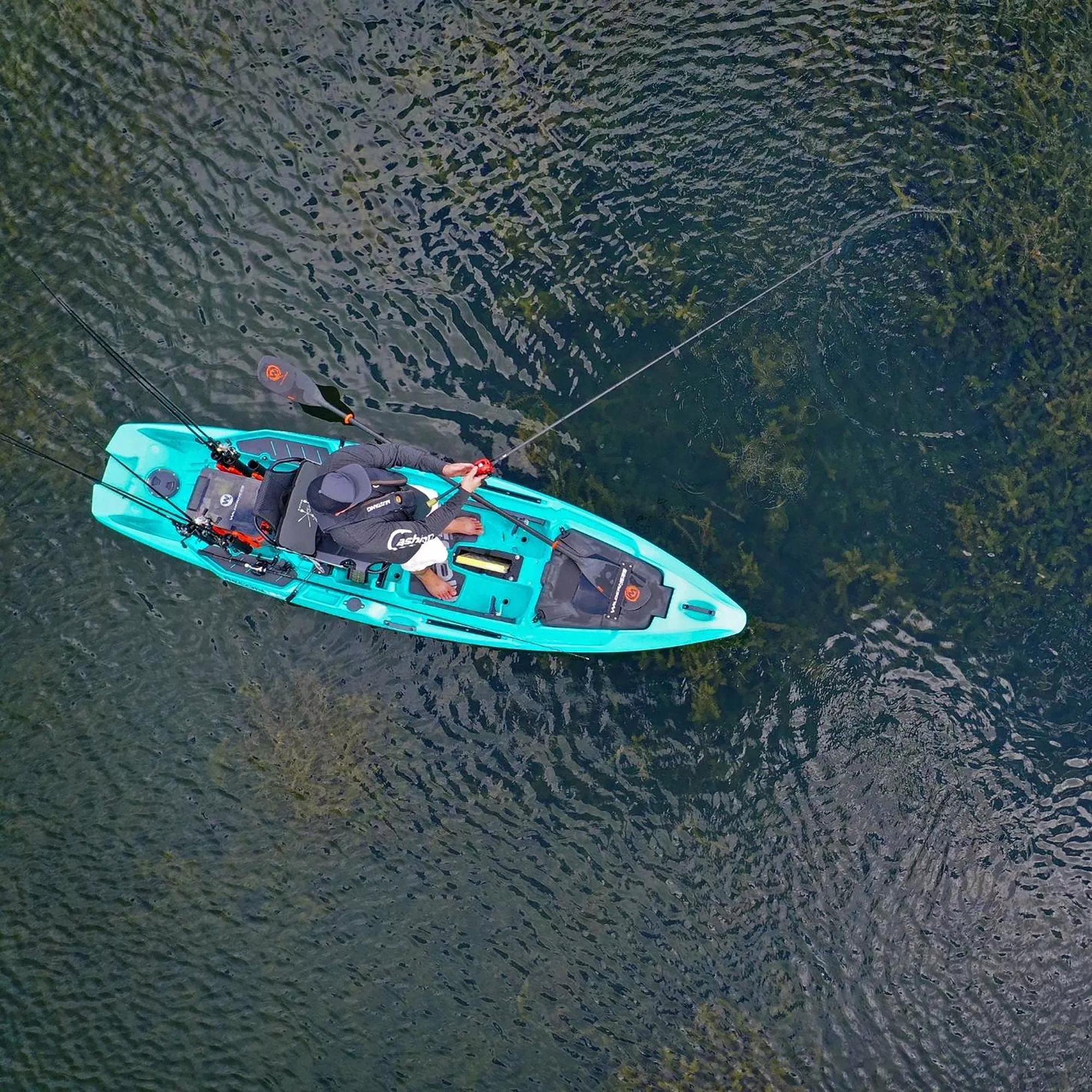 WILDERNESS SYSTEMS - Kayak de pêche Recon 120 - Modèle ou couleur discontinué - Aqua - 9751100192 - LIFE STYLE 1