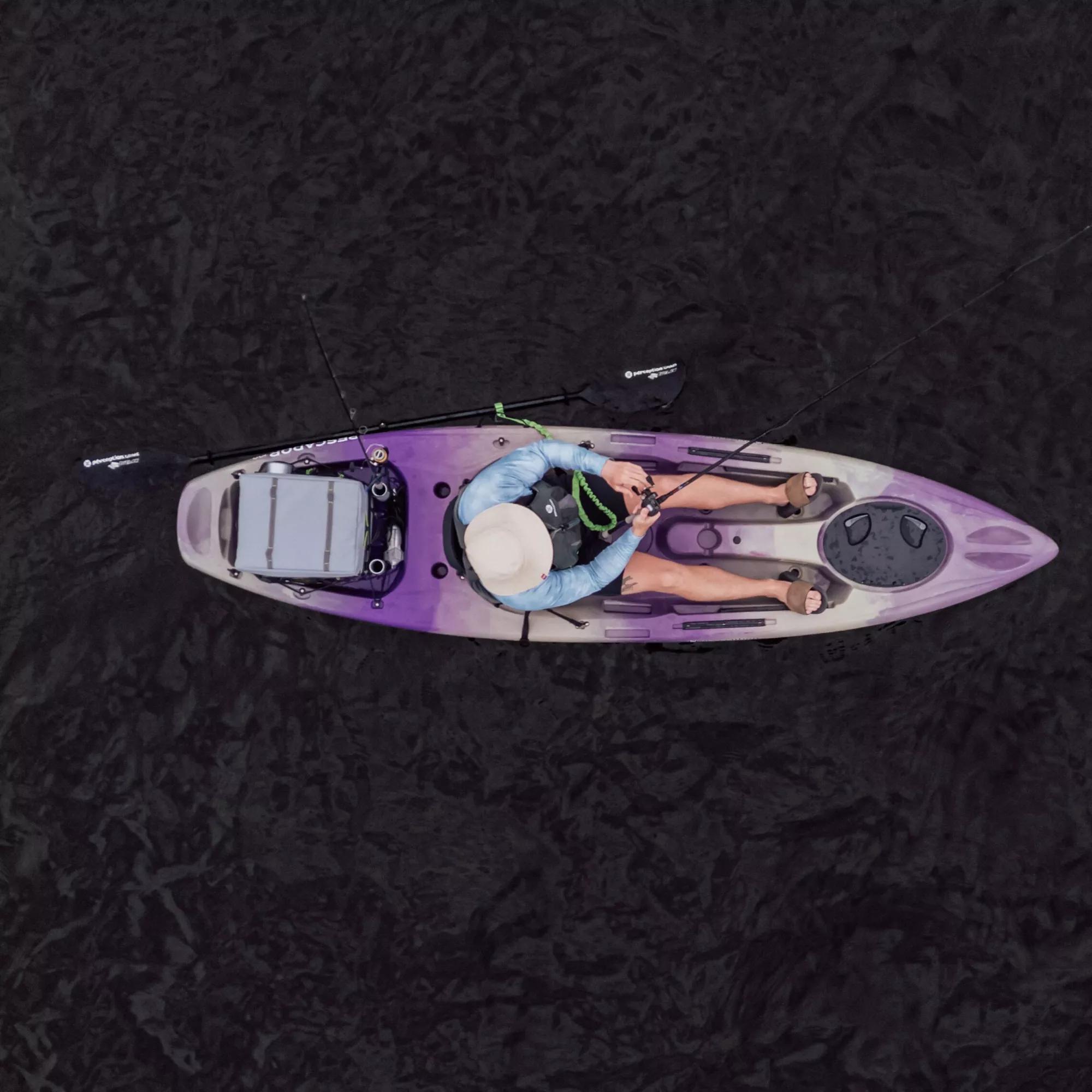 PERCEPTION - Pescador 12.0 Fishing Kayak - Discontinued color/model - Purple - 9350178173 - LIFE STYLE 2